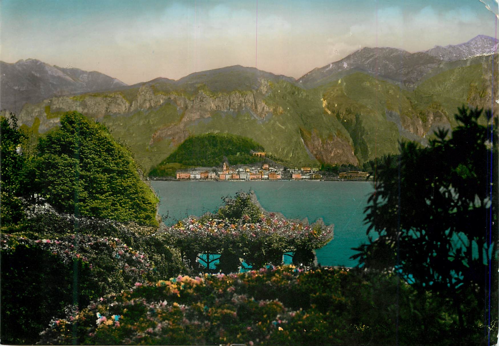 Lago di Como — Bellagio vuoto dalla Villa Carlotta — Ed. S. SAMPIETRO - Menaggio