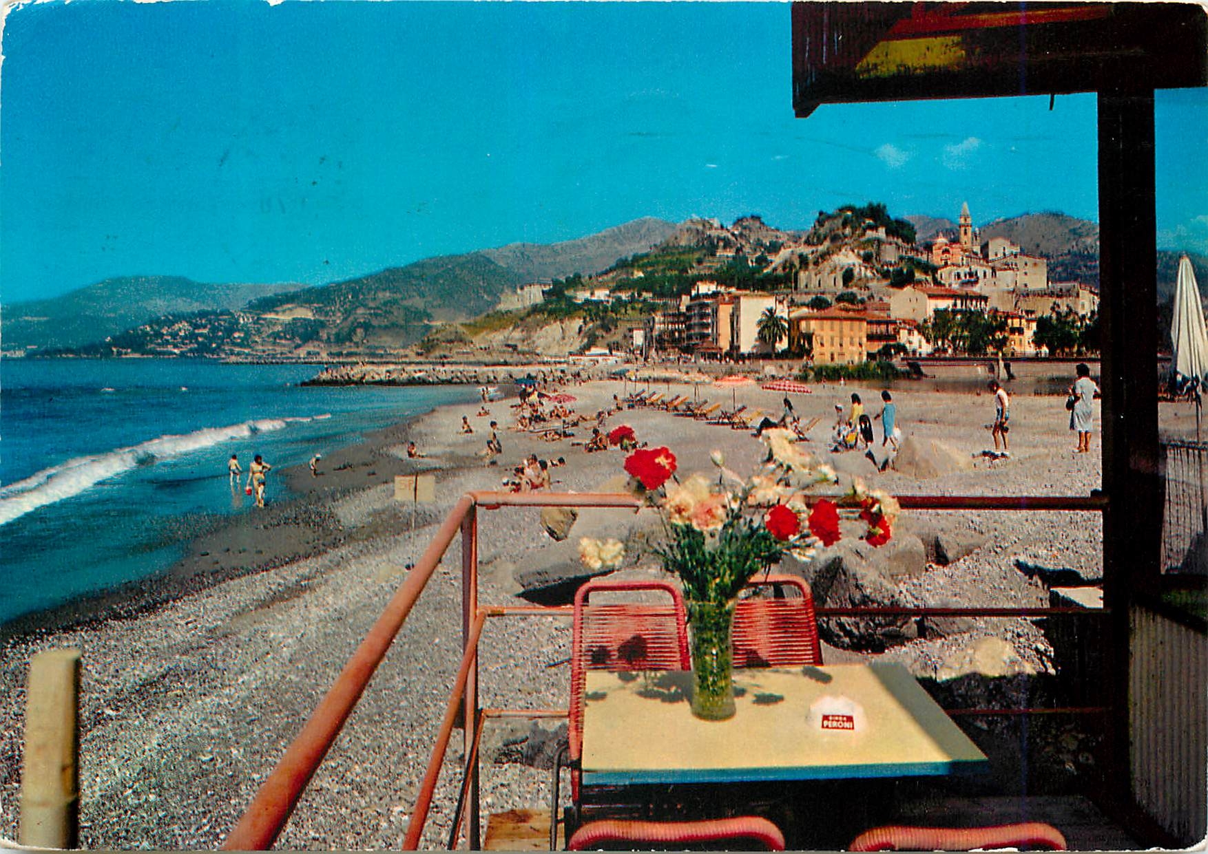 CPM Ventimiglia Riviera Dei Fiori La Plage