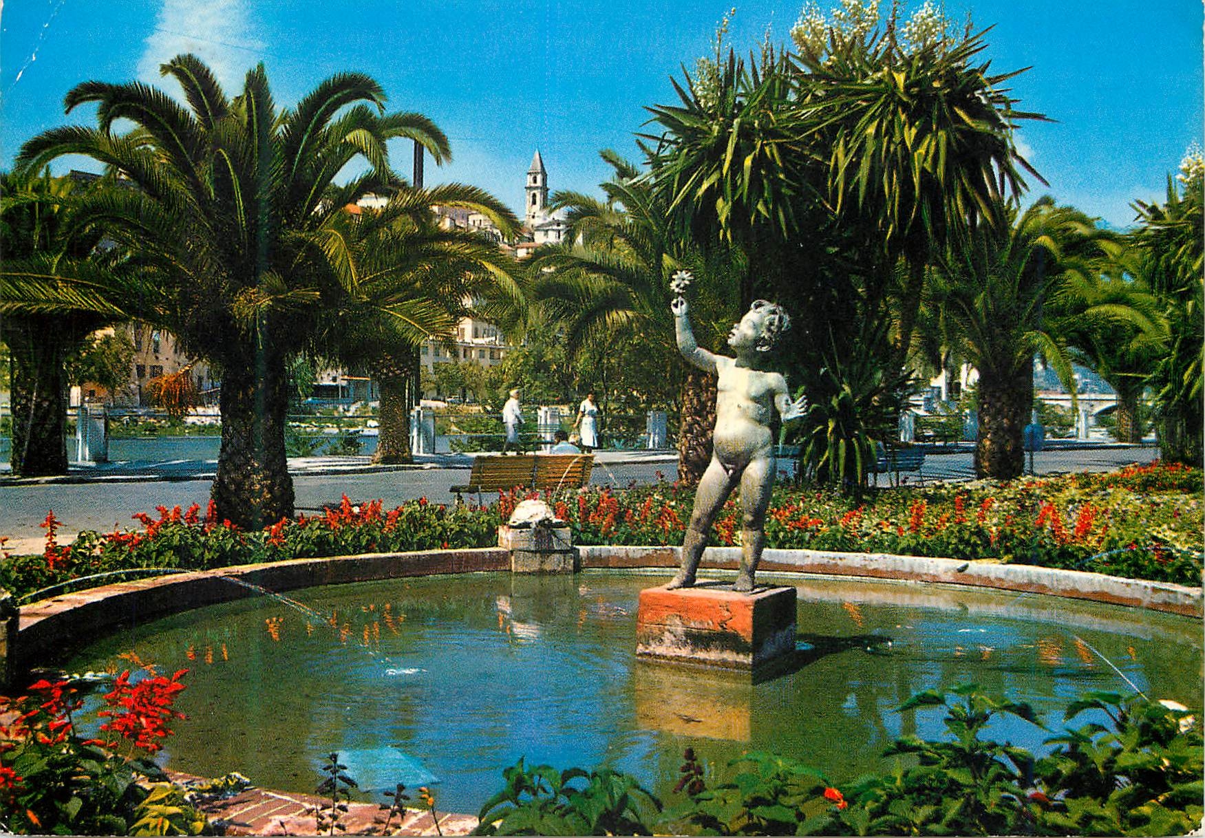 CPM Ventimiglia Riviera Dei Fiori La fontaine des jardins publics