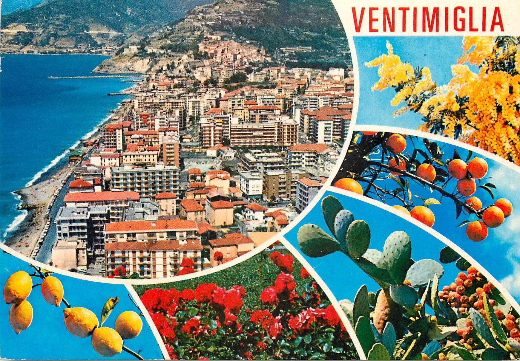 CPM Ventimiglia Riviera Dei Fiori Vue de l'avion