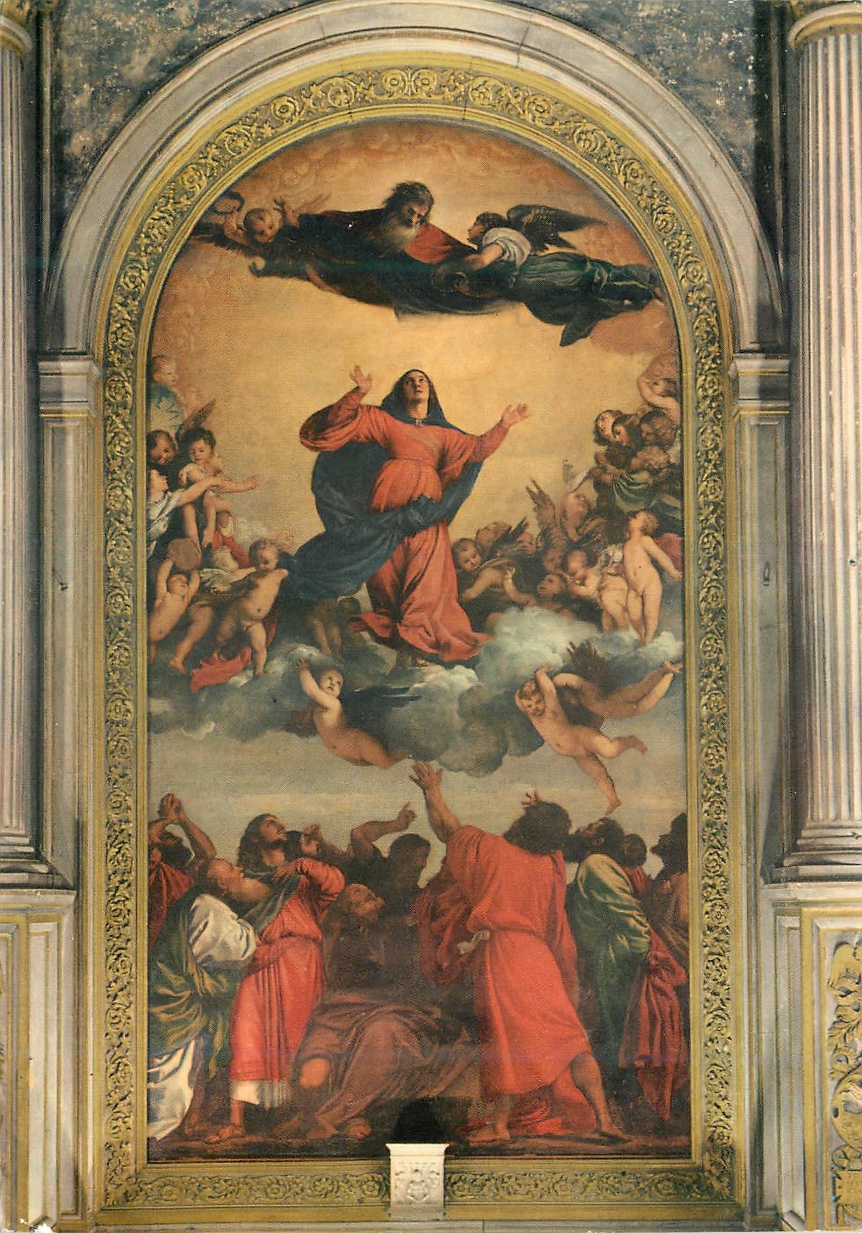CPM Venezia Eglise de S Marie Glorieuse des Moines