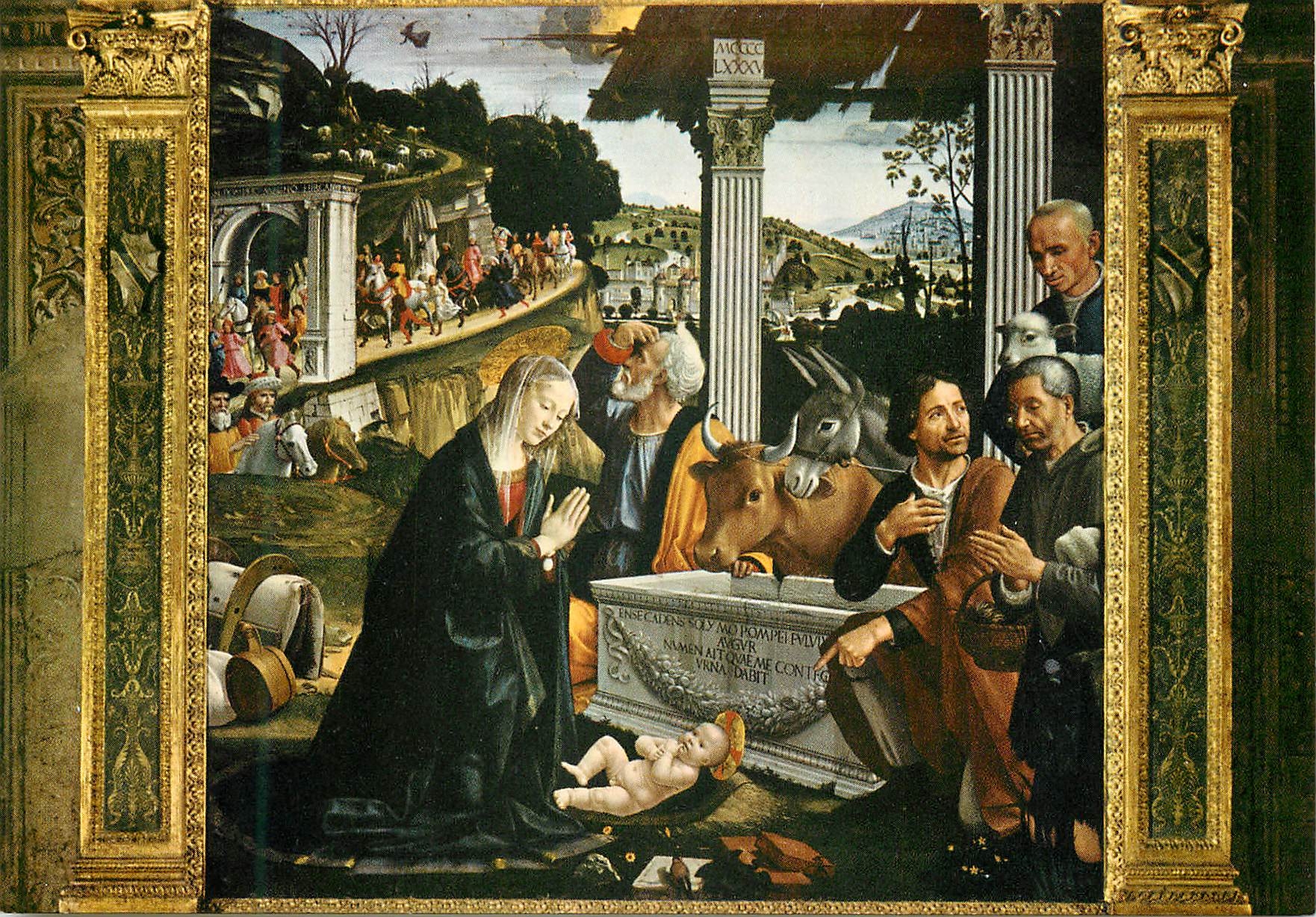 CPM Firenze L'Adoration des Bergers