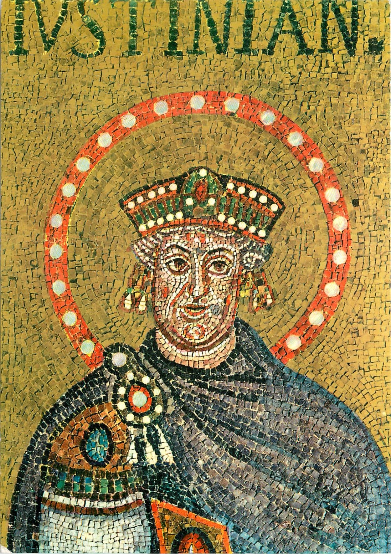 CPM Ravenna Basilique de S Apollinare Nouveau (VI siecle) Justinien