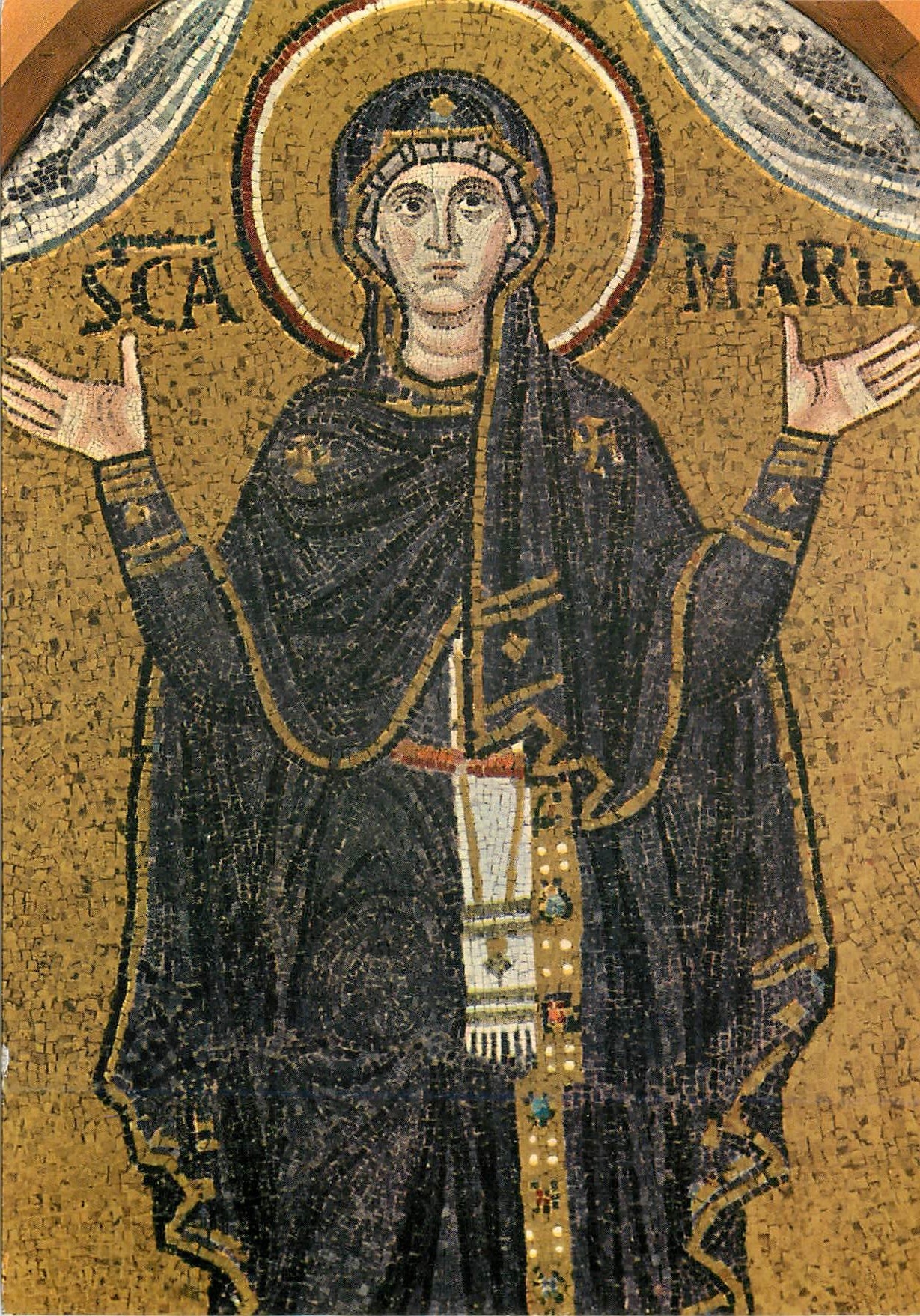 CPM Ravenna Musee Archiepiscopal La Sainte Vierge en prieres