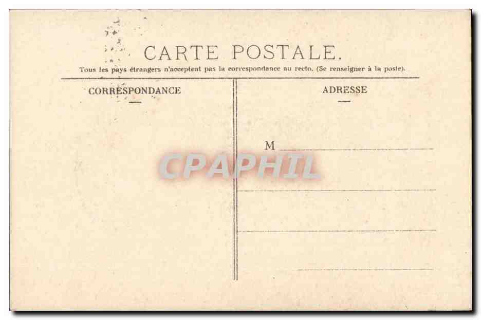 CPA Fantaisie Femme — Rückseite