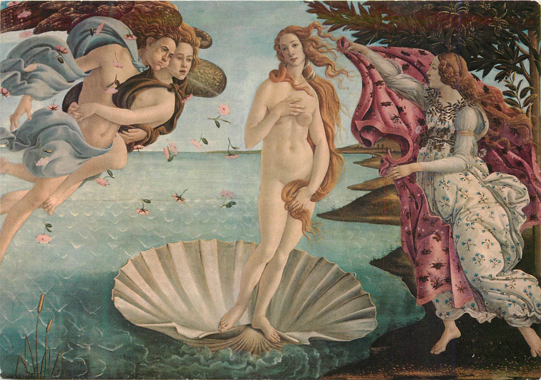 CPM Firenze galeire ulfizi botticeill la nativite de venus