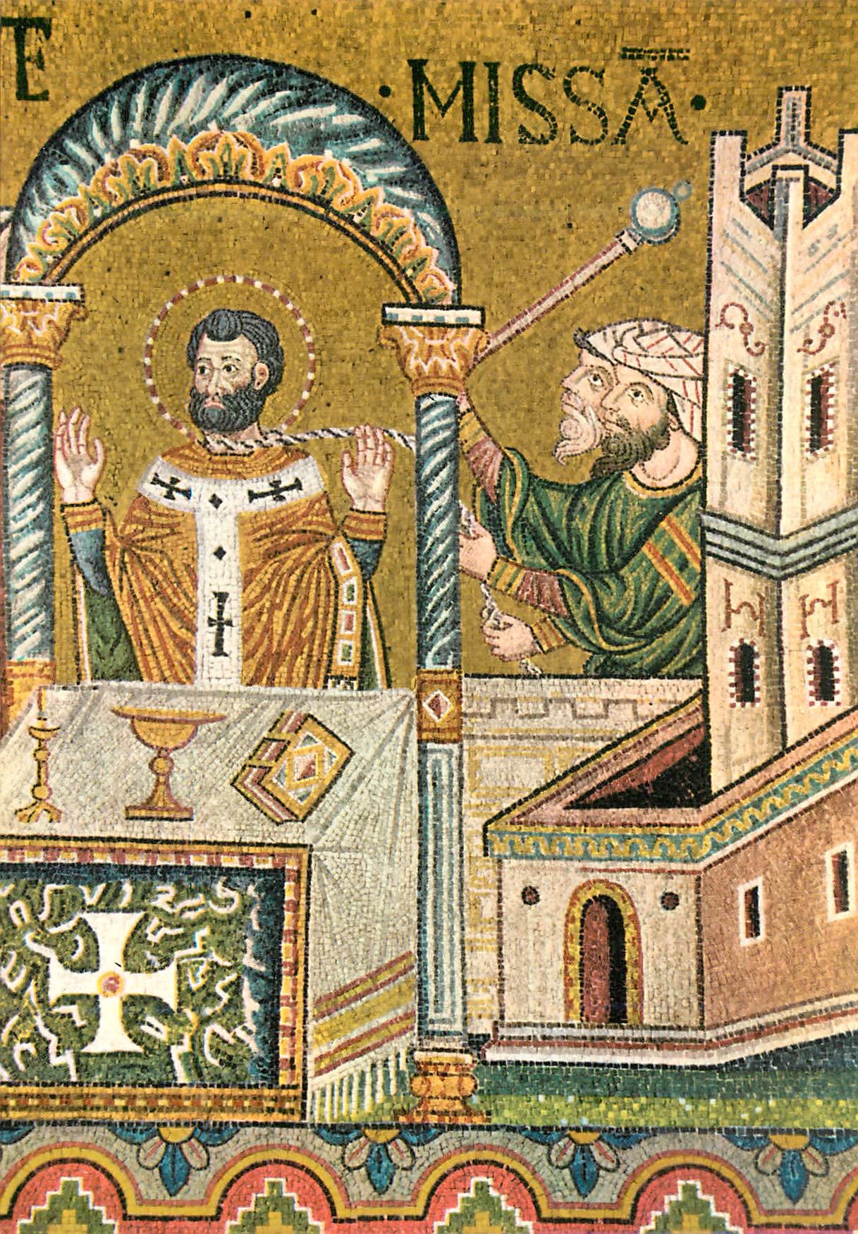 CPM Venezia basilique de s marc chapelle zeno la vie de s marc (mosaique de XIII s)