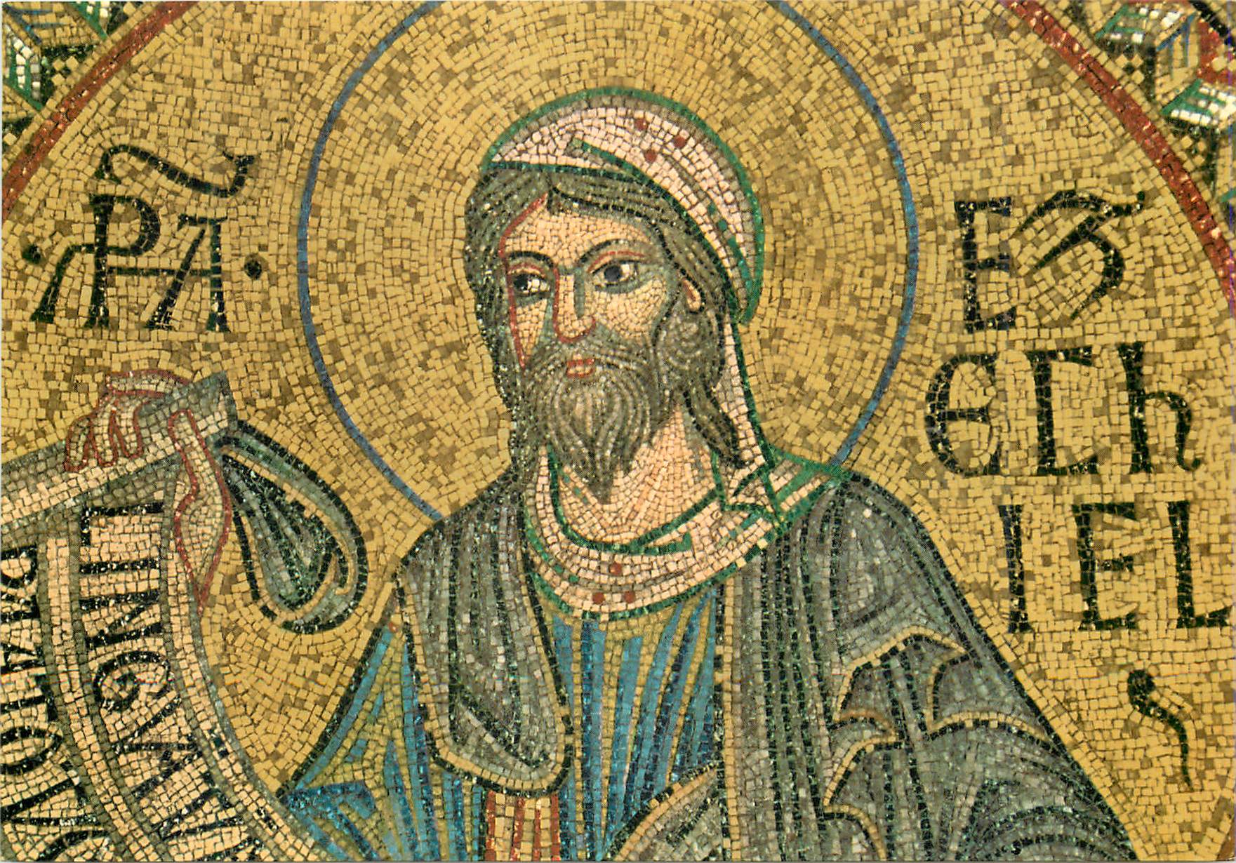 CPM Venezia basilique de s marc abraham (mosaique du XIII s)