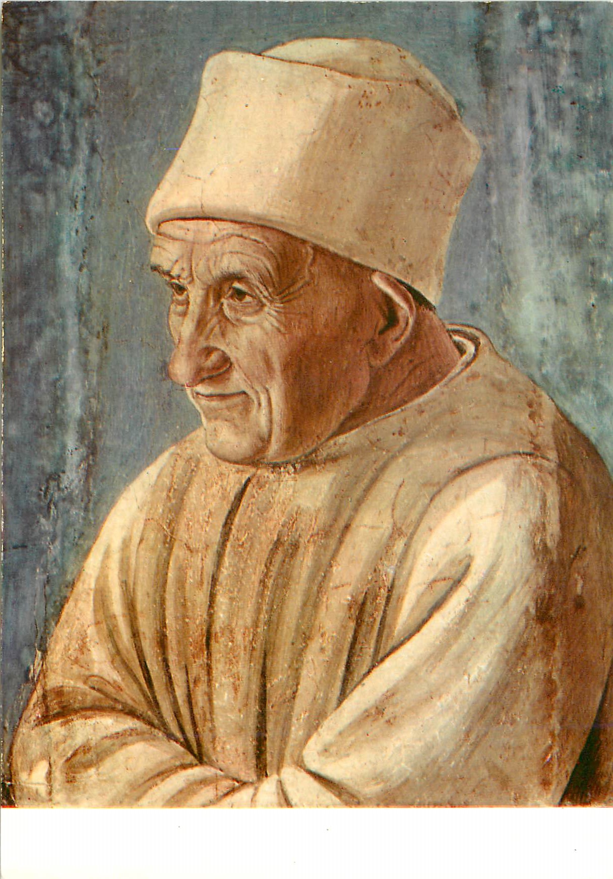 CPM Firenze galerie uffizi filippo lippi un portrait d'un vuex homme