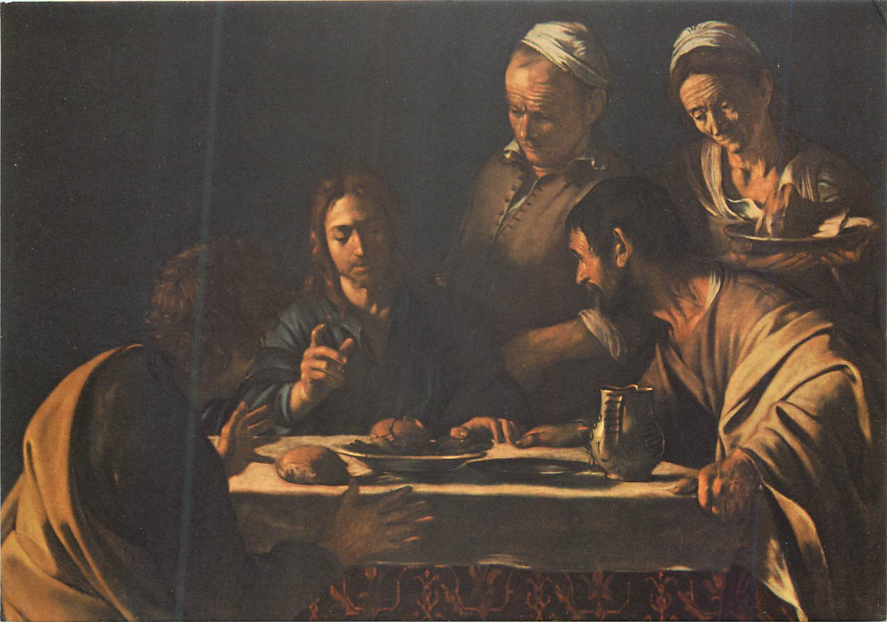 CPM Caravaggio (1573 1610)la cene d'emmaus