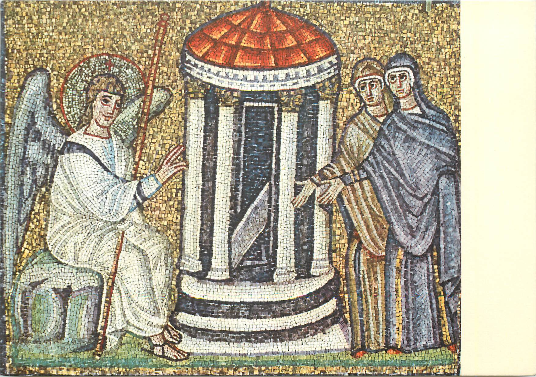 CPM Ravenna les trois femme au sepulcre S Apolinare nuovo