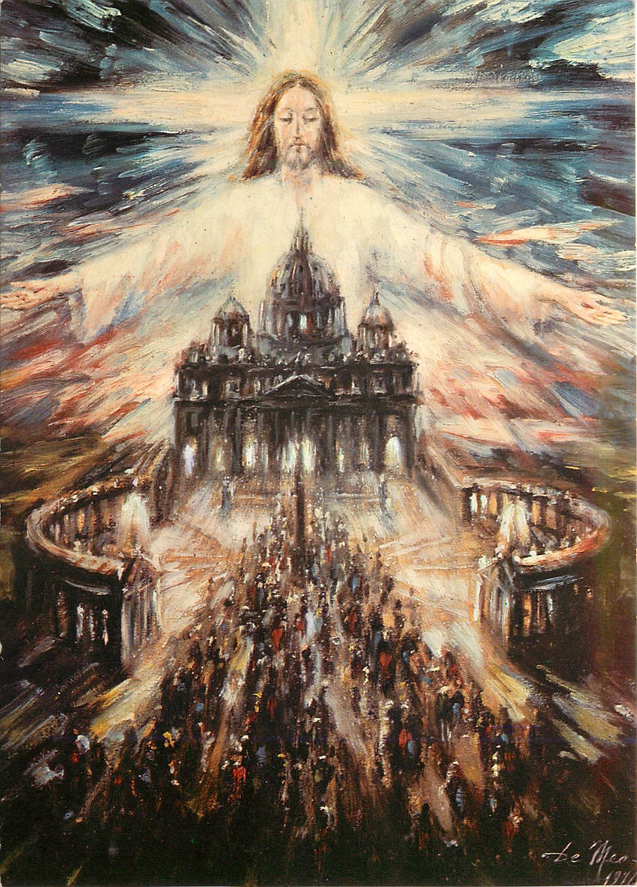CPM Roma basilica s pietro anno santo della riconciliazione 1975