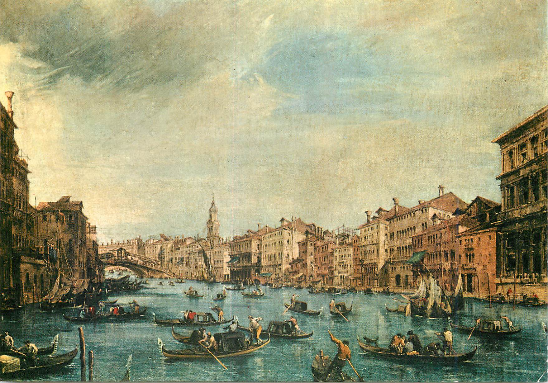 CPM Francesco guardi (1712 1793) veduta del canal grande