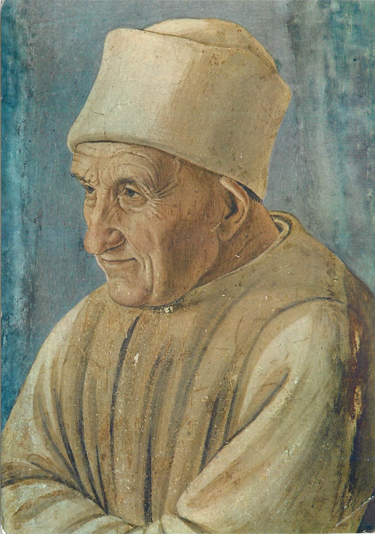 CPM Firenze portrait du vieillard gallerie uffizi