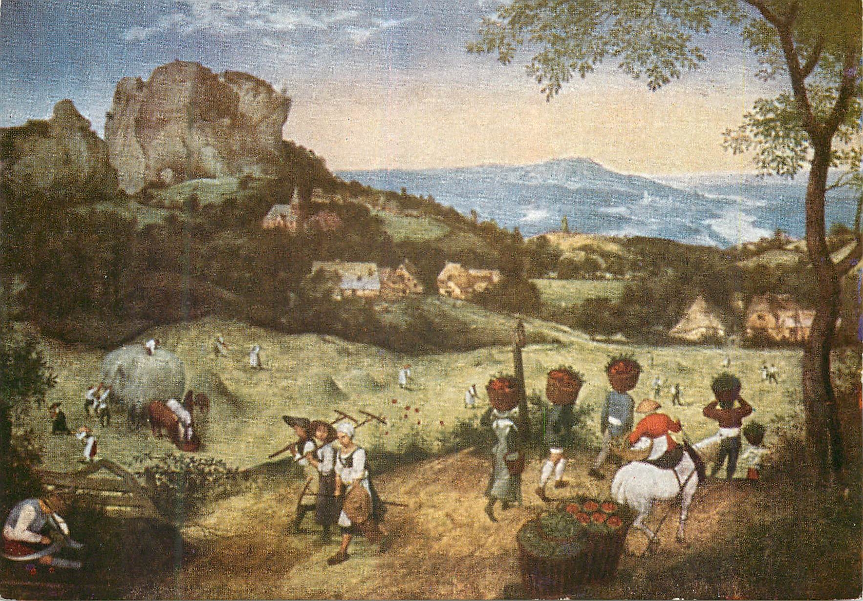 CPM Peeter brueghel (vers 1528 1569) la fenaison
