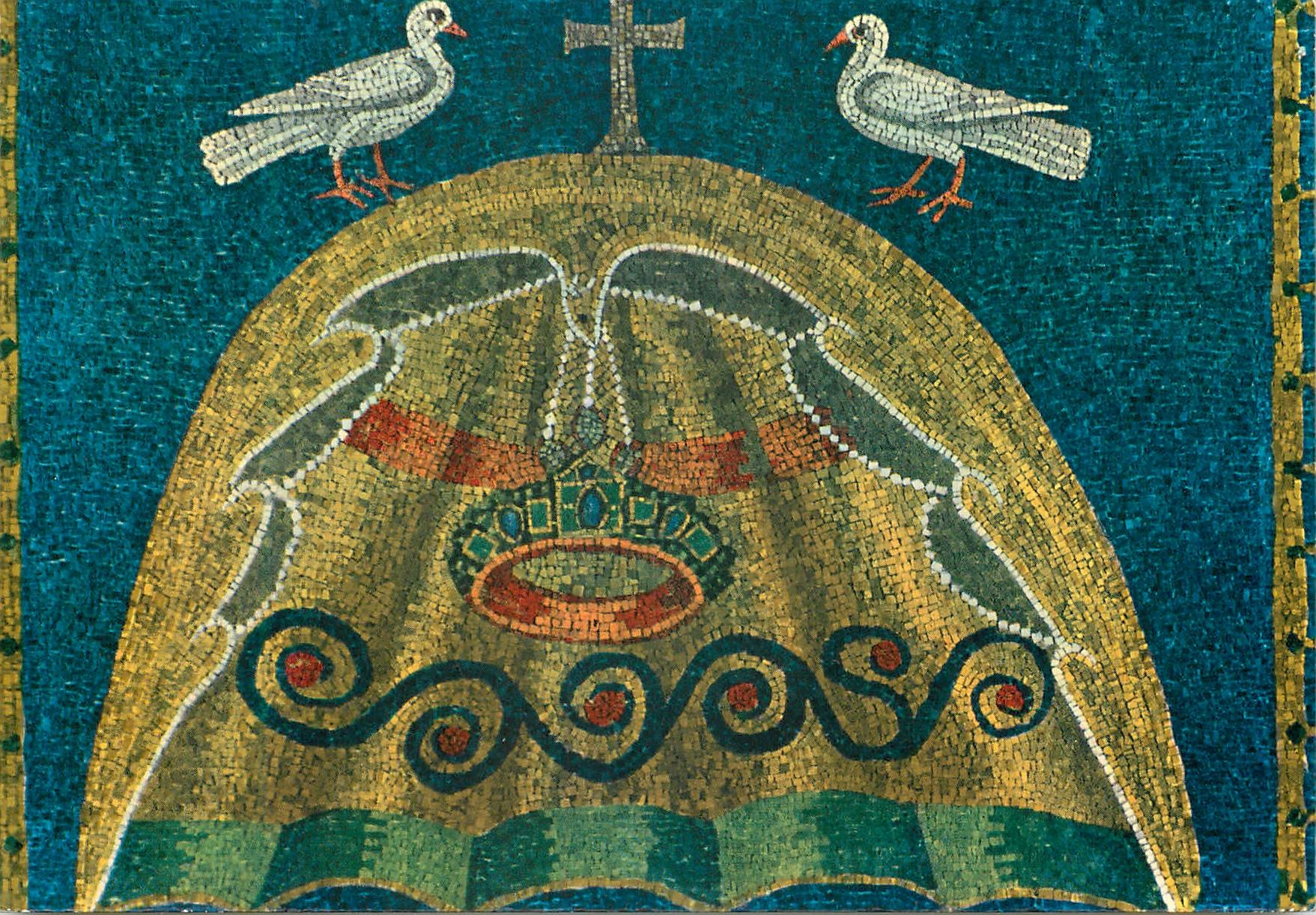 Basilique de S. Apollinaire Nouveau — dôme en forme de coquille — Fratelli Leonardi, Ravenna