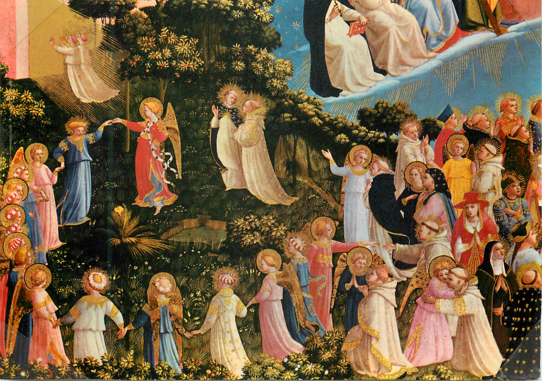 CPM Firenze museo s marco le paradis detail de gauche