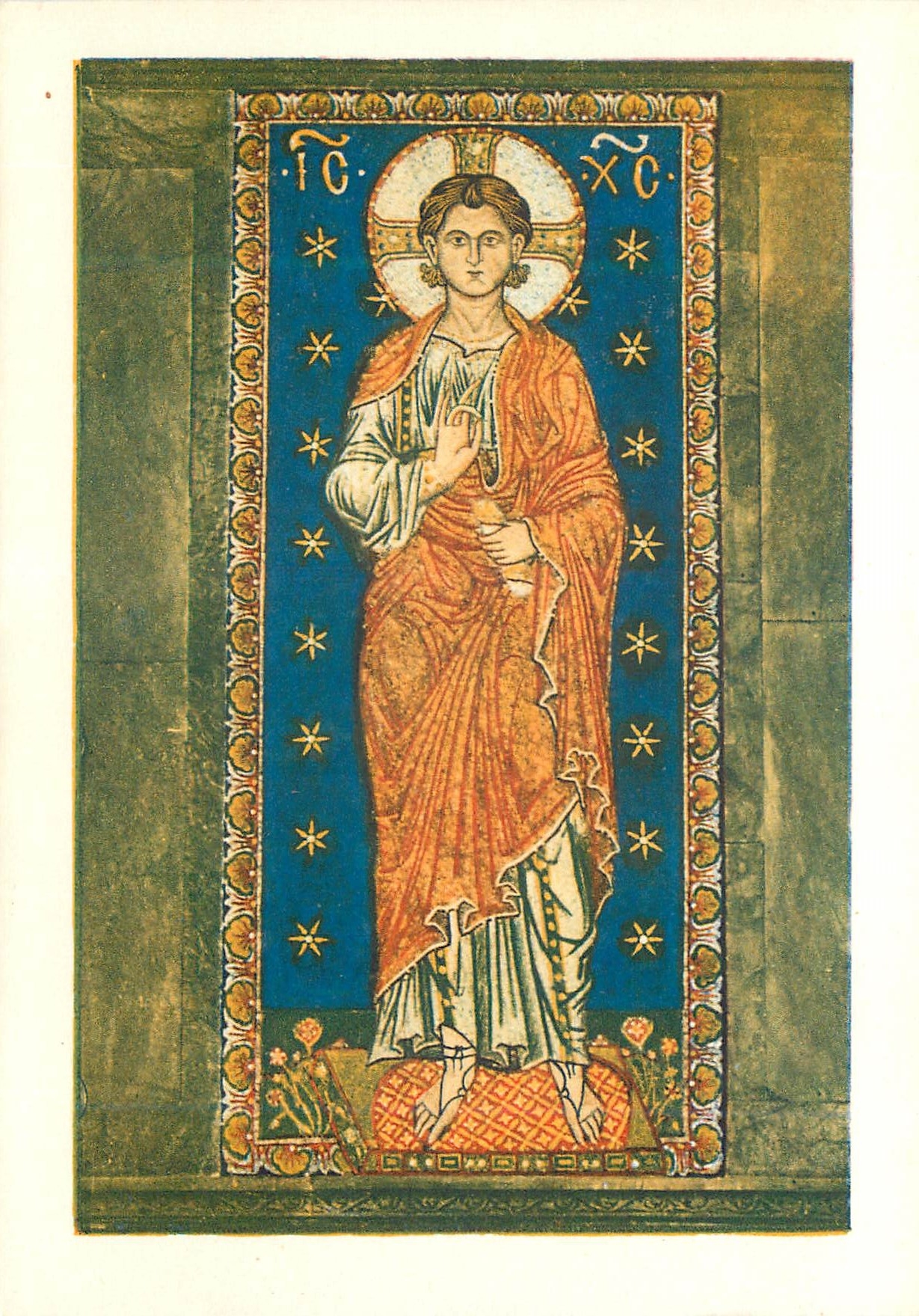 CPM Venezia basilica di s marco il salvatore benedicente mosaico sec XII