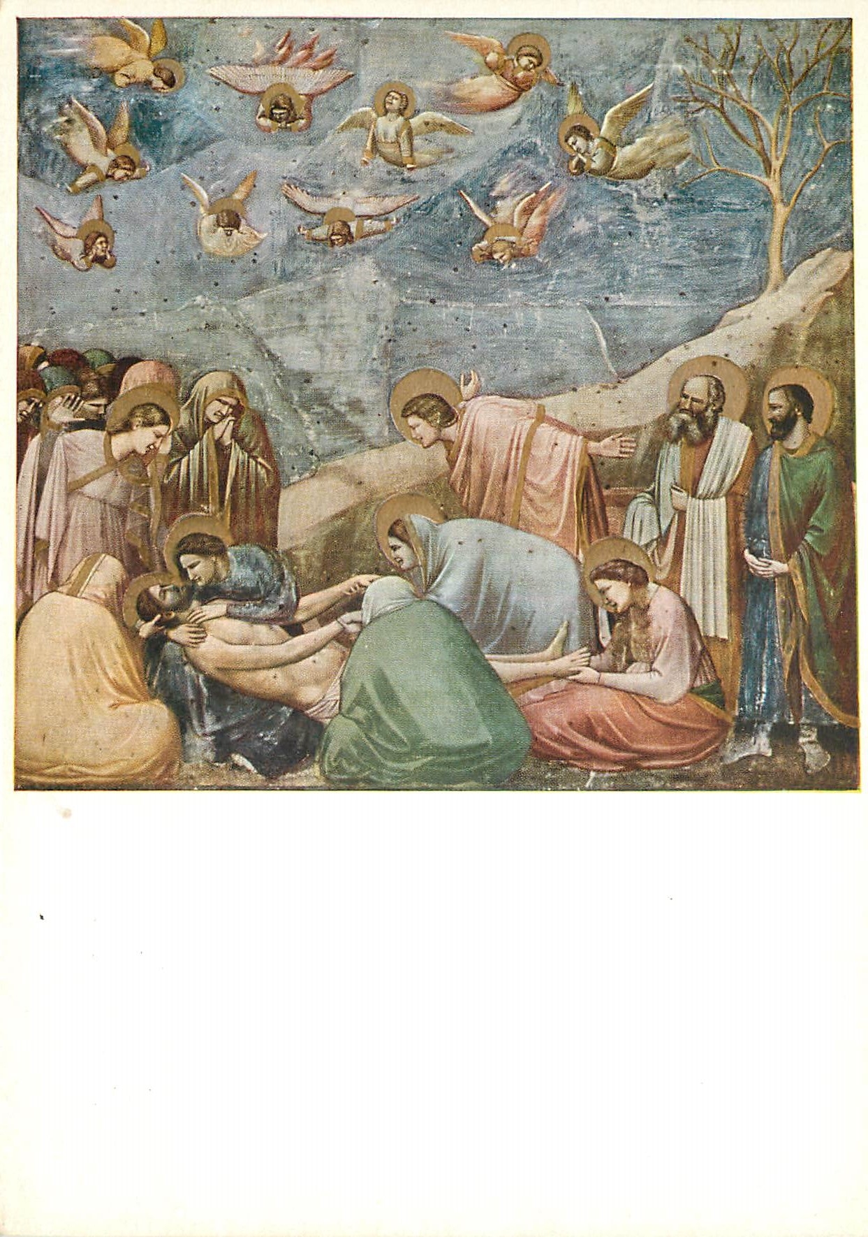 CPM Giotto cappella degli scrovegni la deposizione di cristo