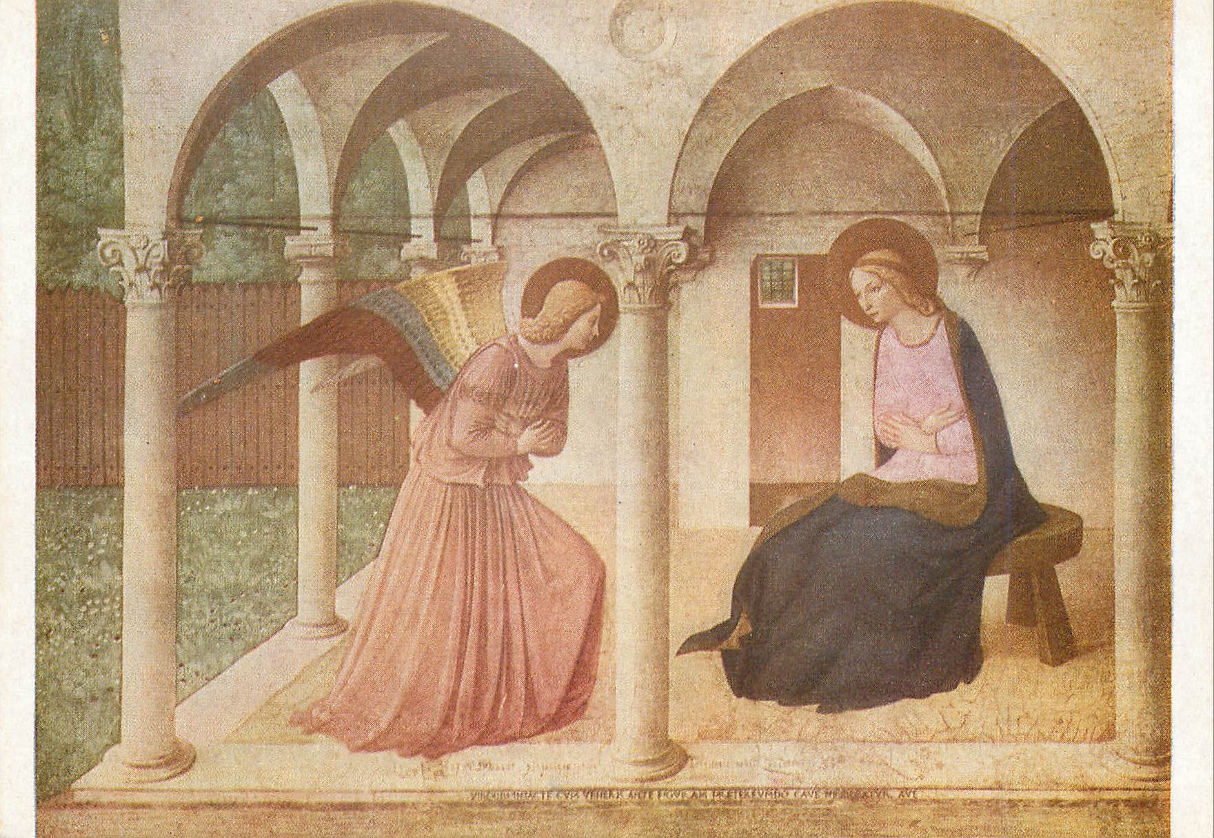 CPM Fra giovanni da fiesole dit beato angelico (1387 1445) l'annonciation