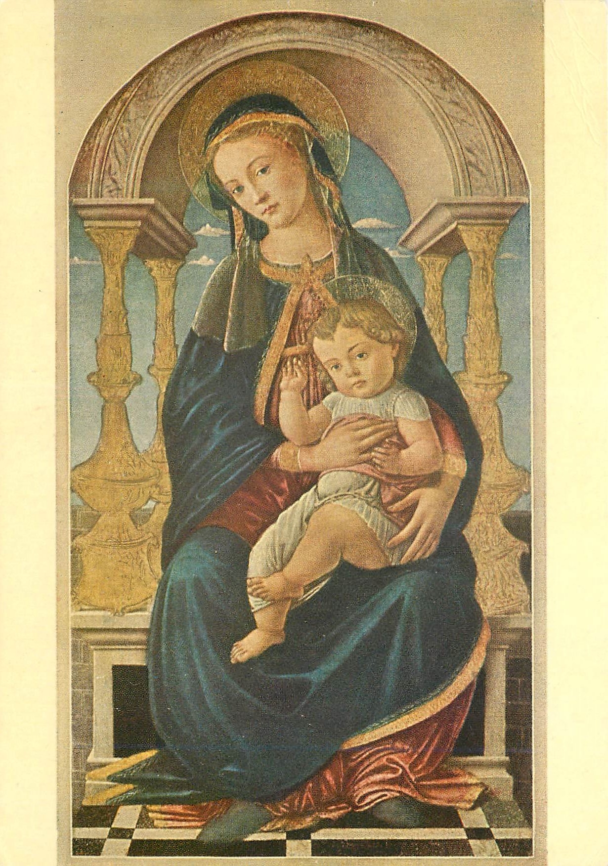 Madone au Pilastre d'or — Sandro Botticelli (1447-1510) — Les Éditions Nomis, Paris