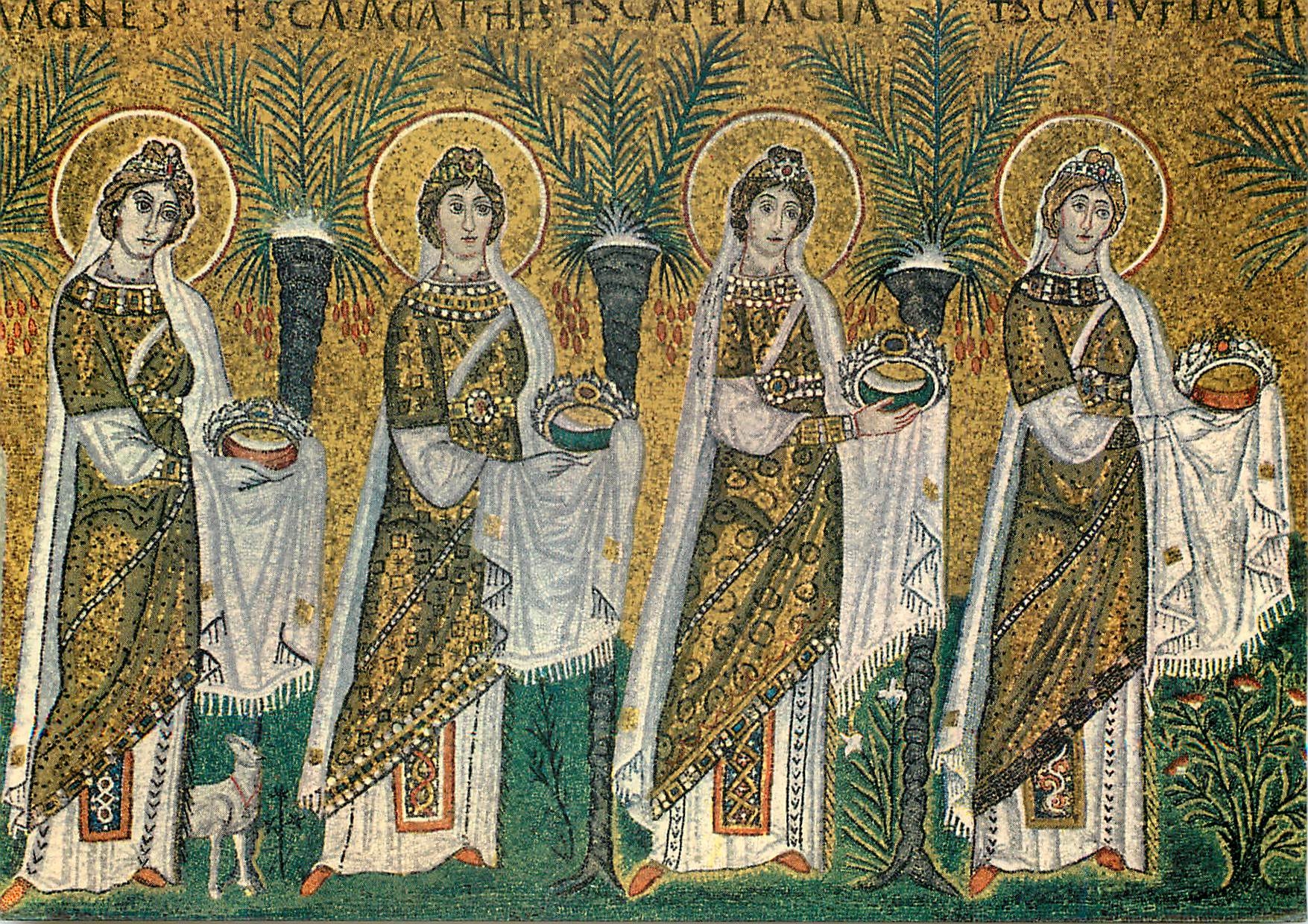 CPM Ravenna basilique de s appollinaire nouveau (VI s) detail de cortege des vierges