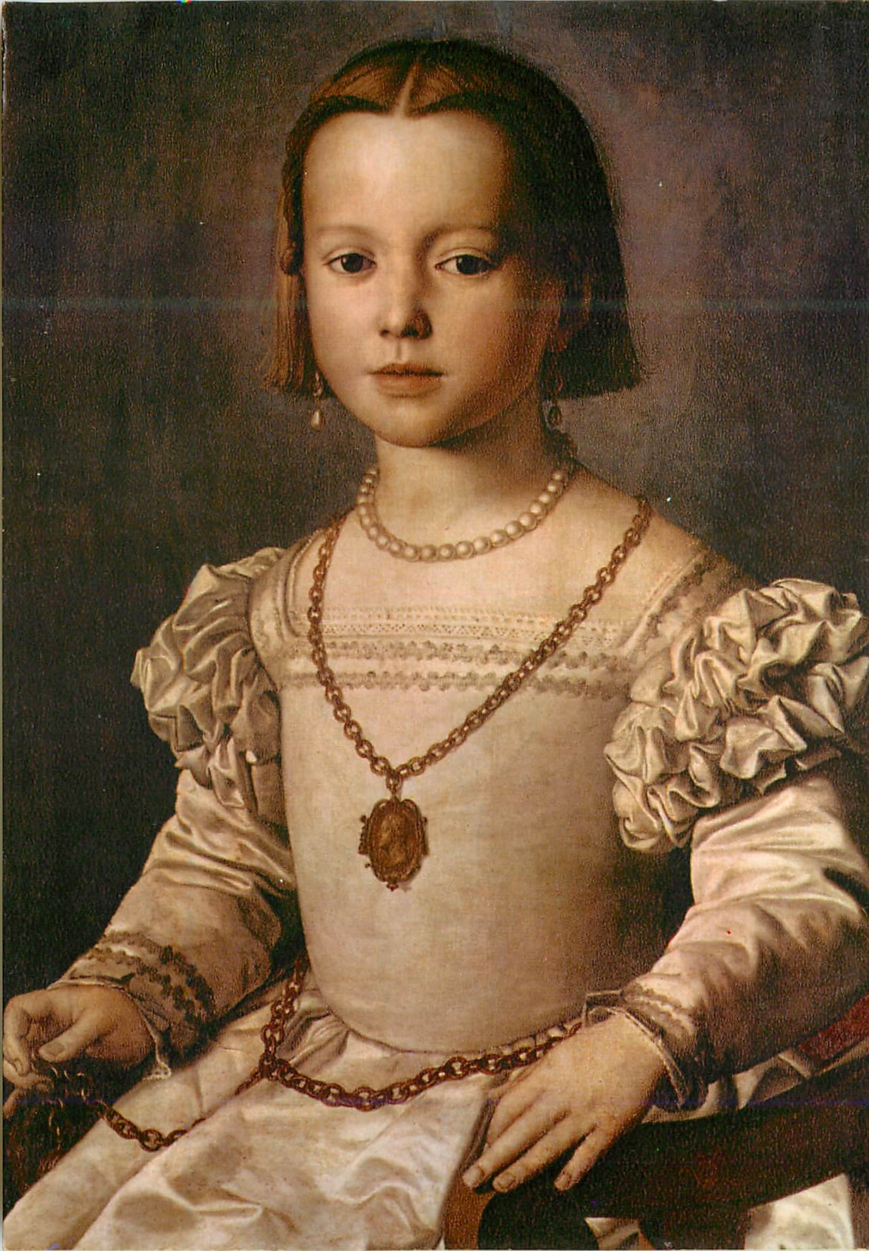 CPM Firenze galerie uffizi bronzino le portrait de marie de medicis