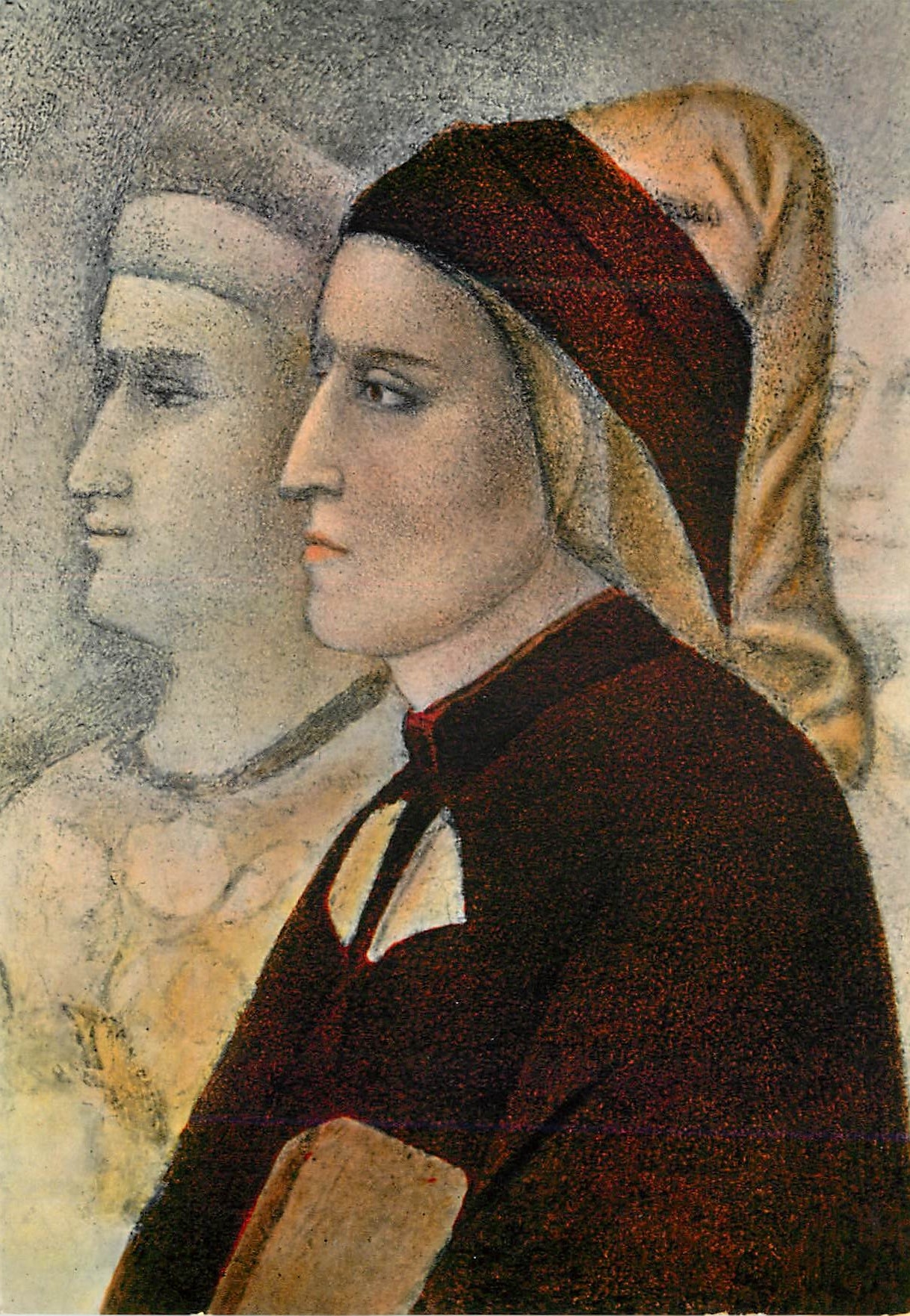 CPM Firenze citta d'incanto giotto le portrait de dante afighieri