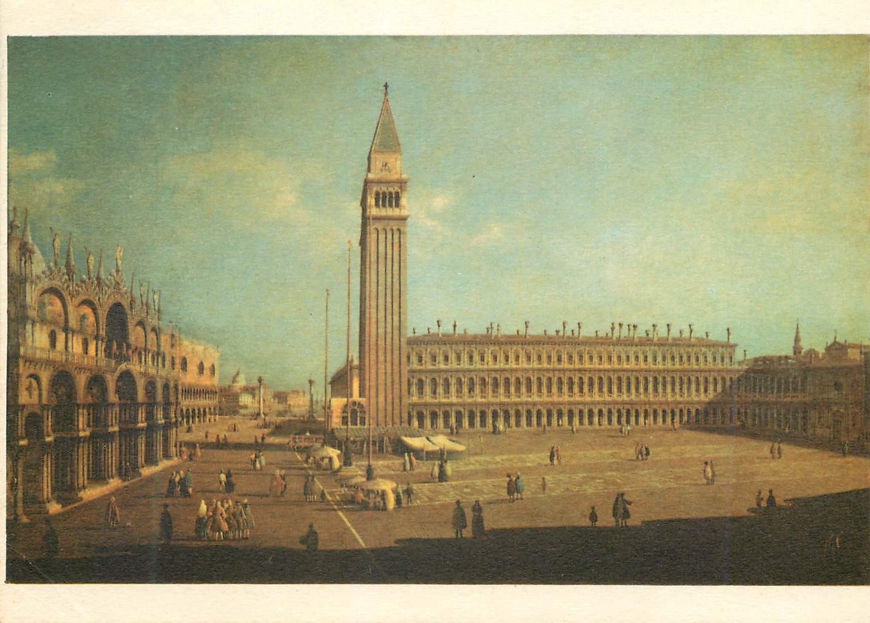 CPM Les chefs d'oeuvre du musee de lille antonio canal dit il canaletto (1697 1768) vue de la place st marc