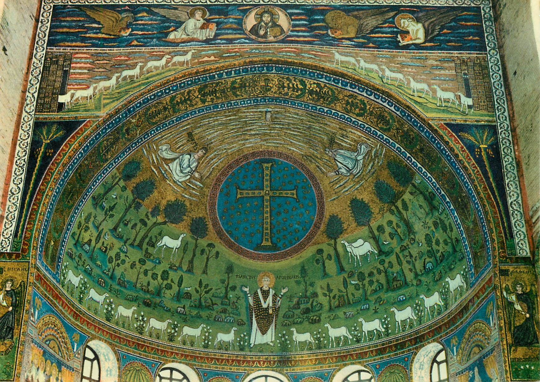 Ravenna — Basilique S. Apollinaire in Classe (VIe siècle) — Centre de l'abside — Ediz. Fratelli Leonardi - Ravenna