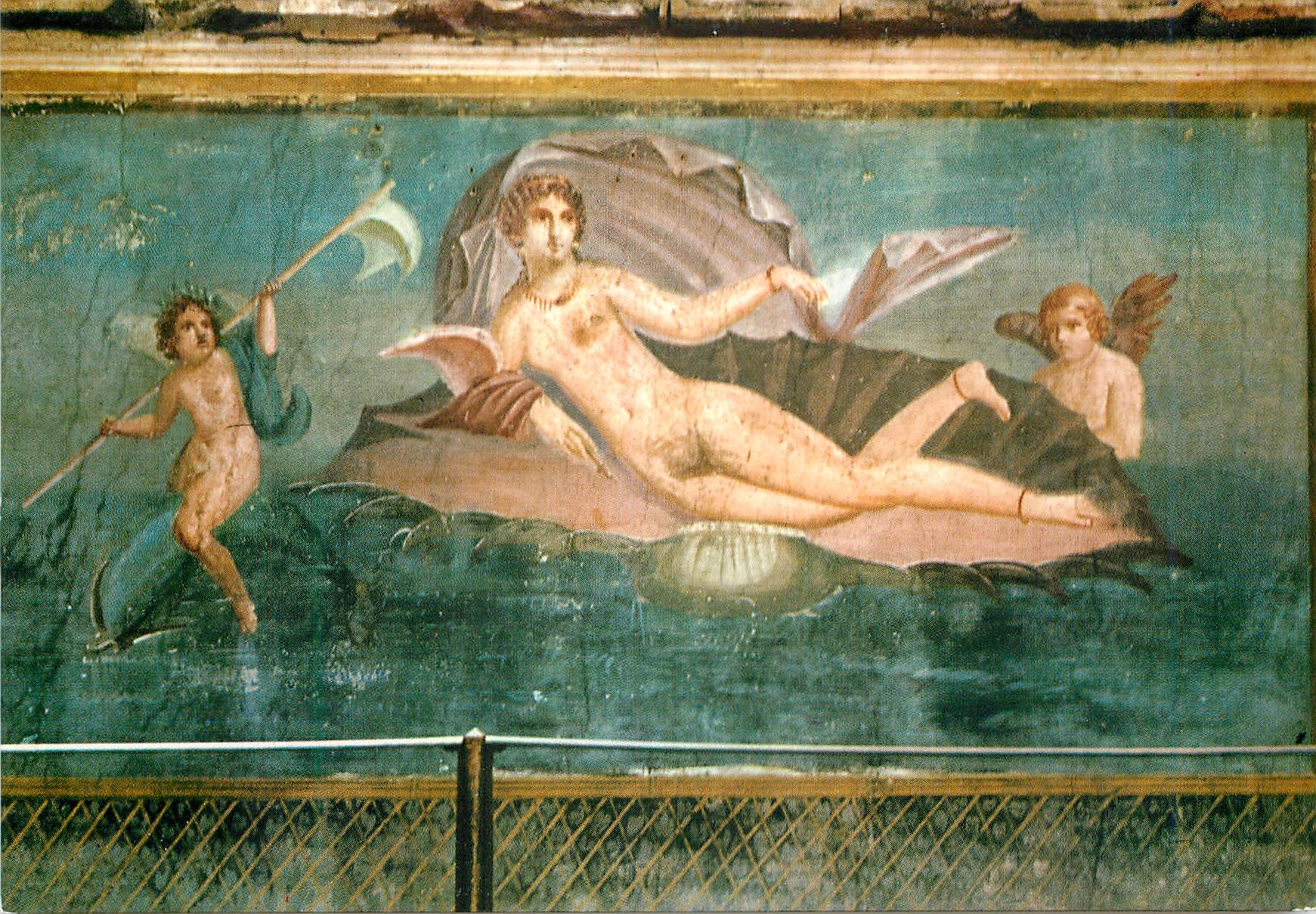 CPM Pompei maison de venus dans le coquille particulier
