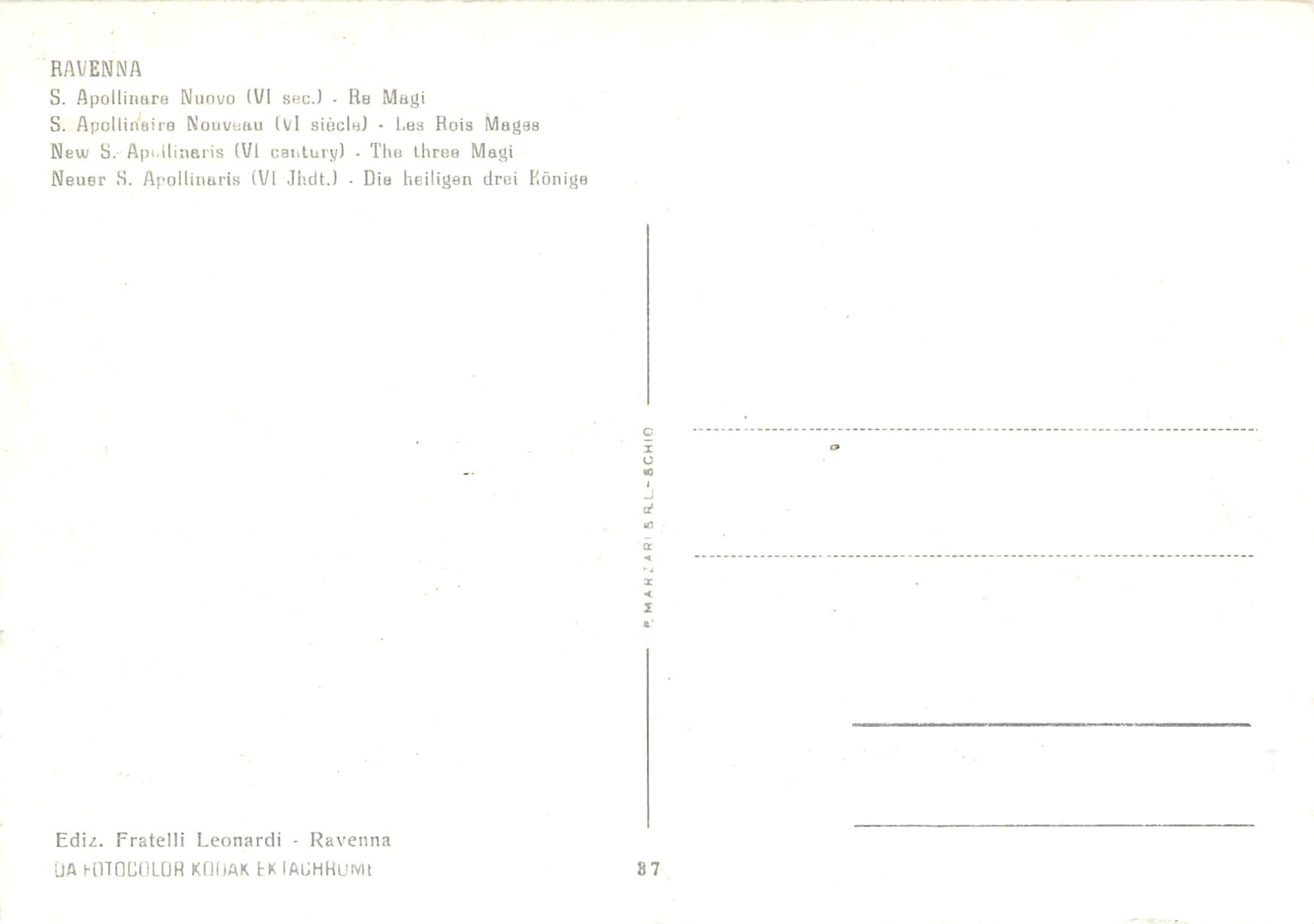 CPM Ravenna s apollinaire nouveau (VI s) les rous mague — Back