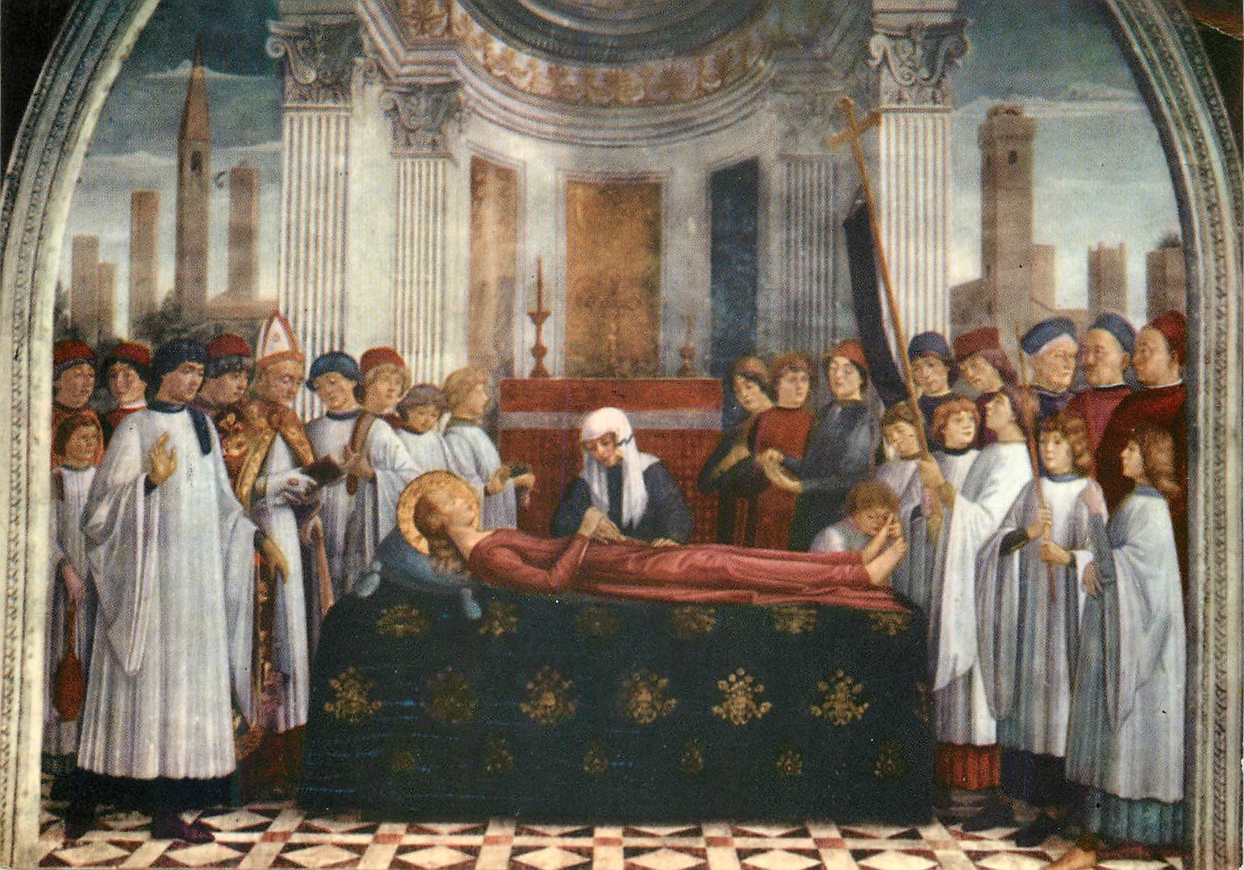 CPM S gimignano eglise collegiale funerailles et miracles de ste fina