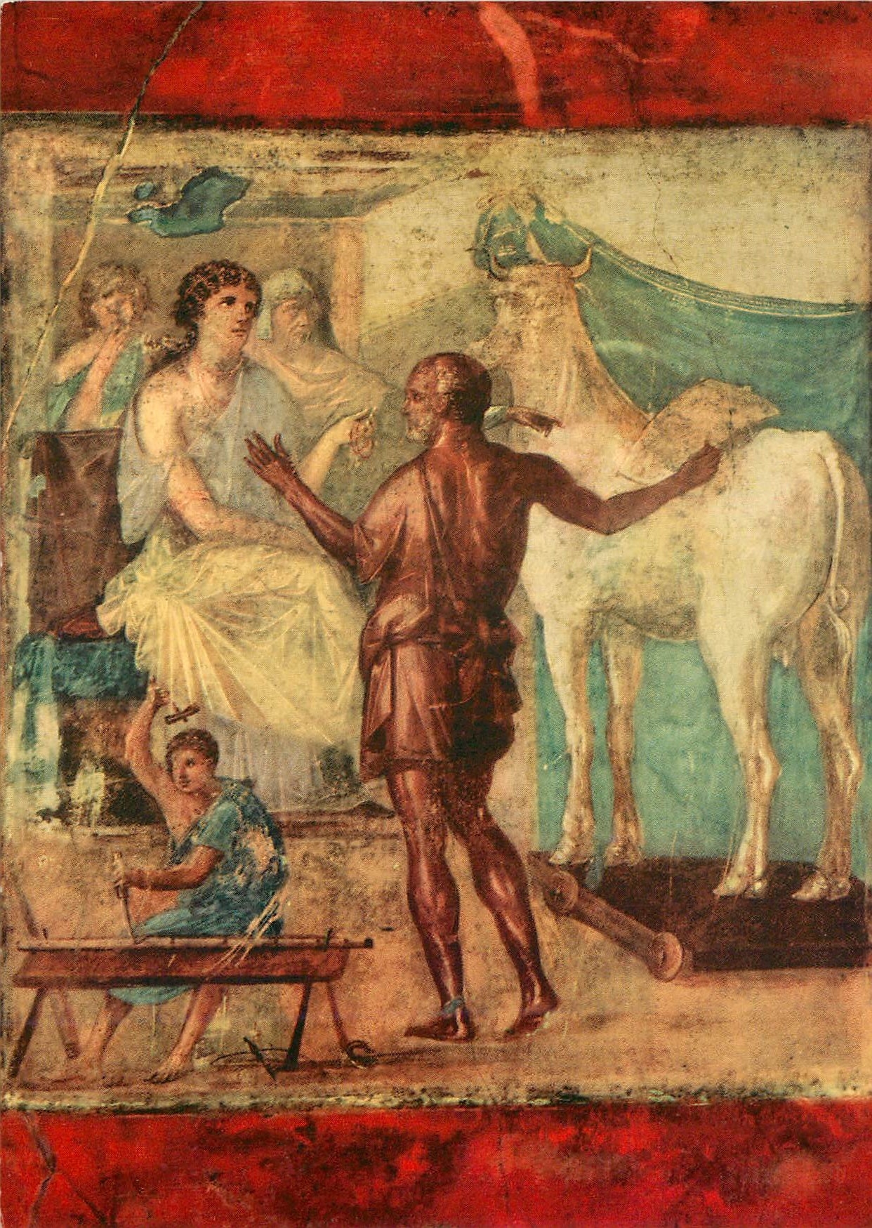 CPM Pompei la maison des vetti dedale et pasiphae