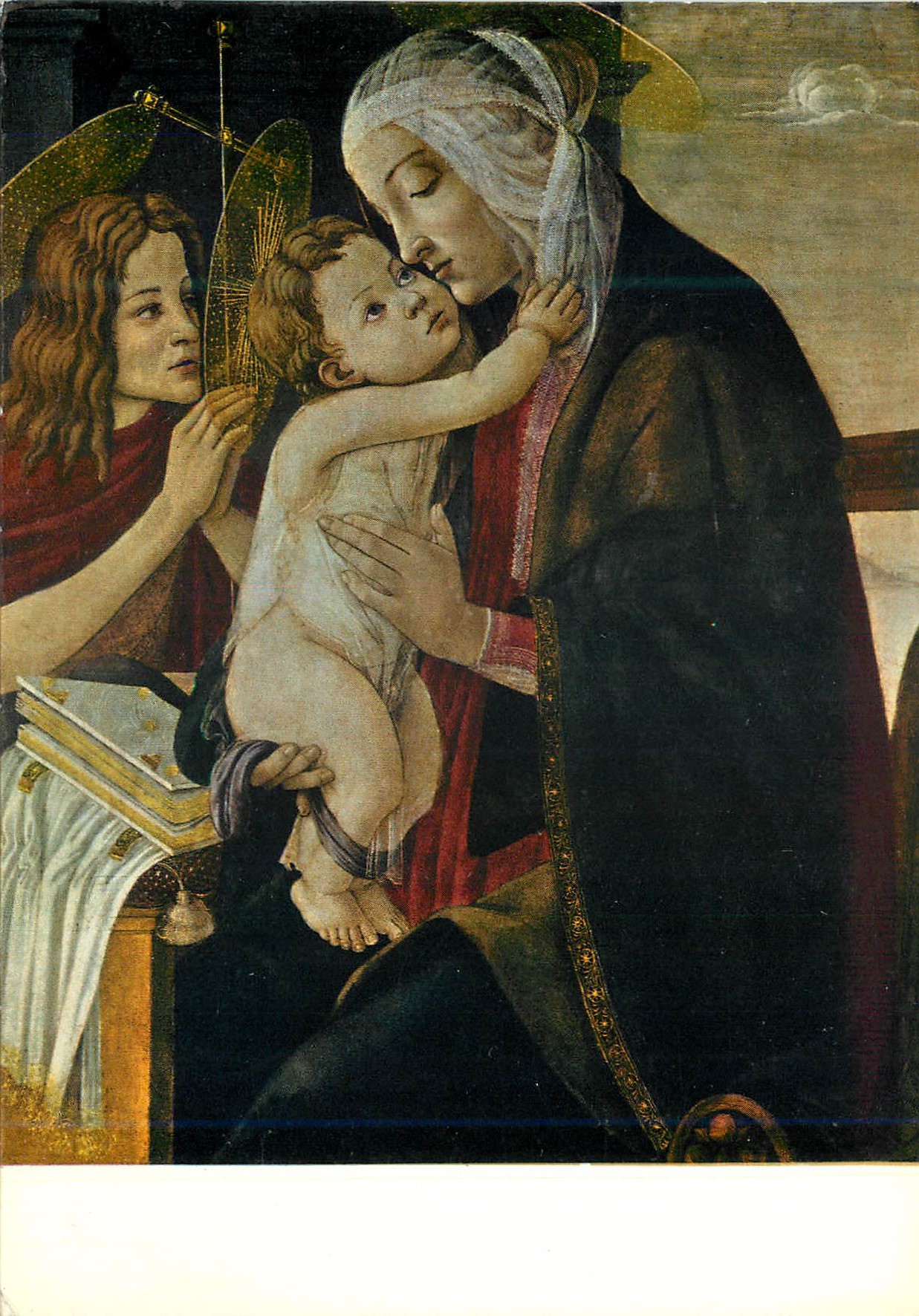 CPM Firenze sandro botticelli palazzo vecchio N D avec san fils