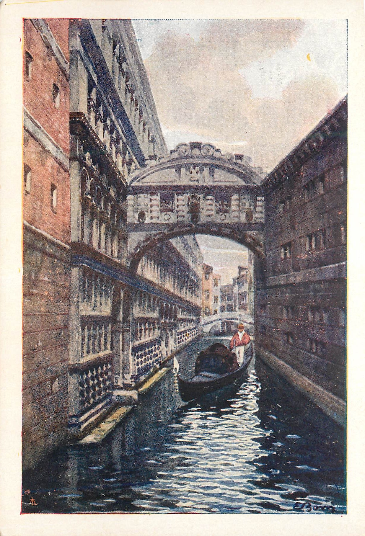 CPM Venezia ponte dei sospiri