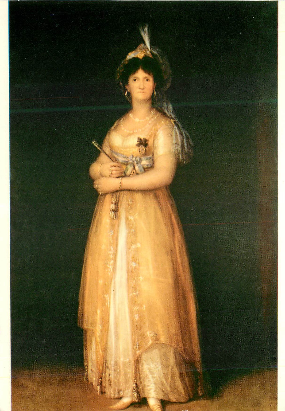 CPM Espagne museo di capodimonte Napoli portrait de marie louise de parme reine d'espagne