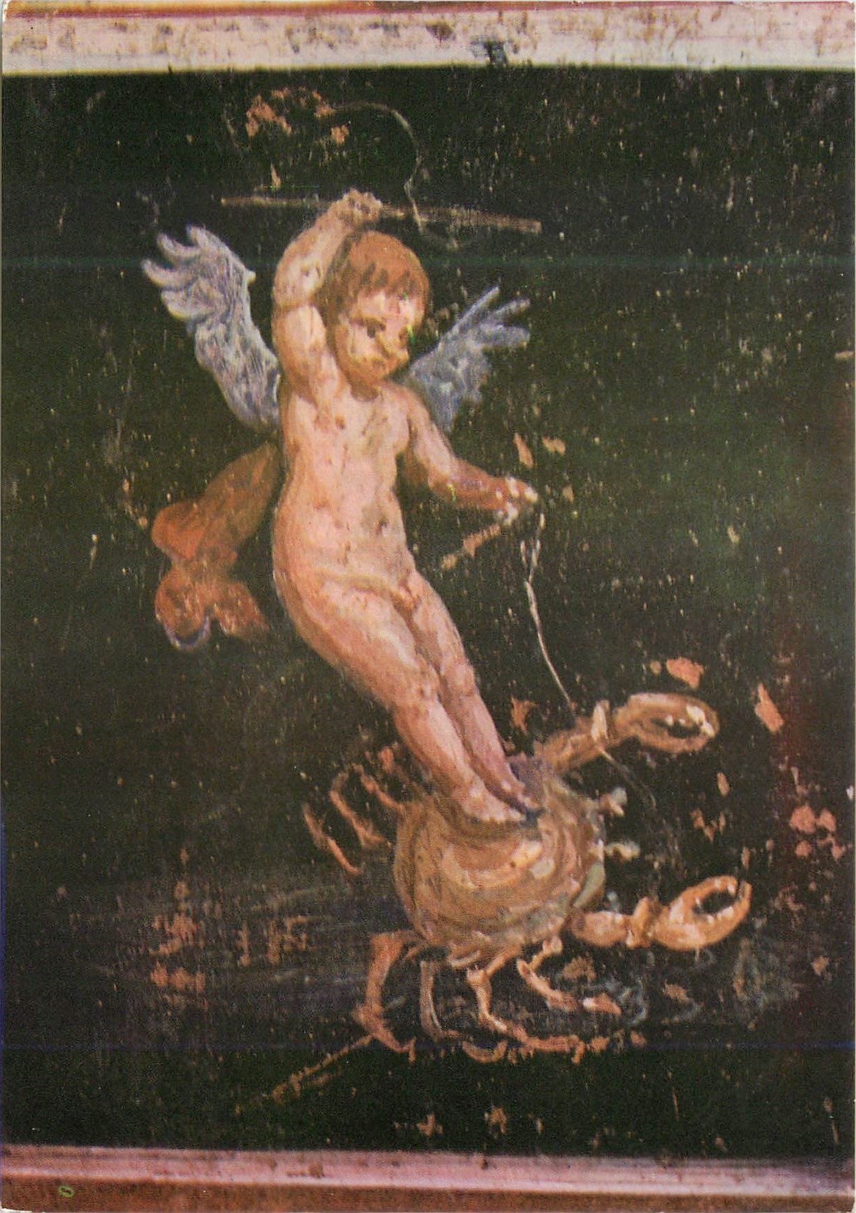 CPM Pompei foulles maison des vetti petit amour qui guide un cranere