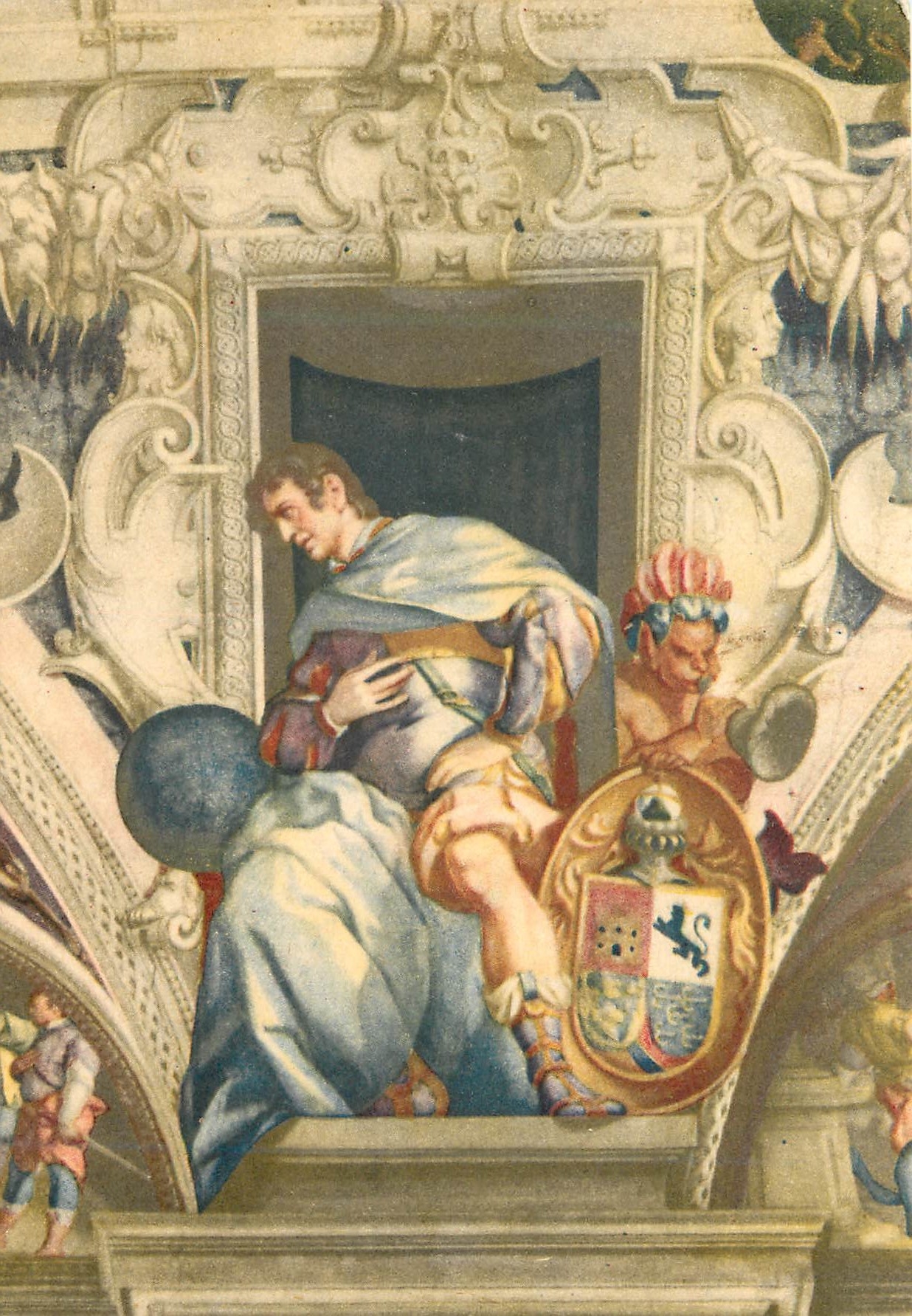 CPM Genova palazzo s Giorgio 12 12 50 12 10 51 mostra colombiana internazionale