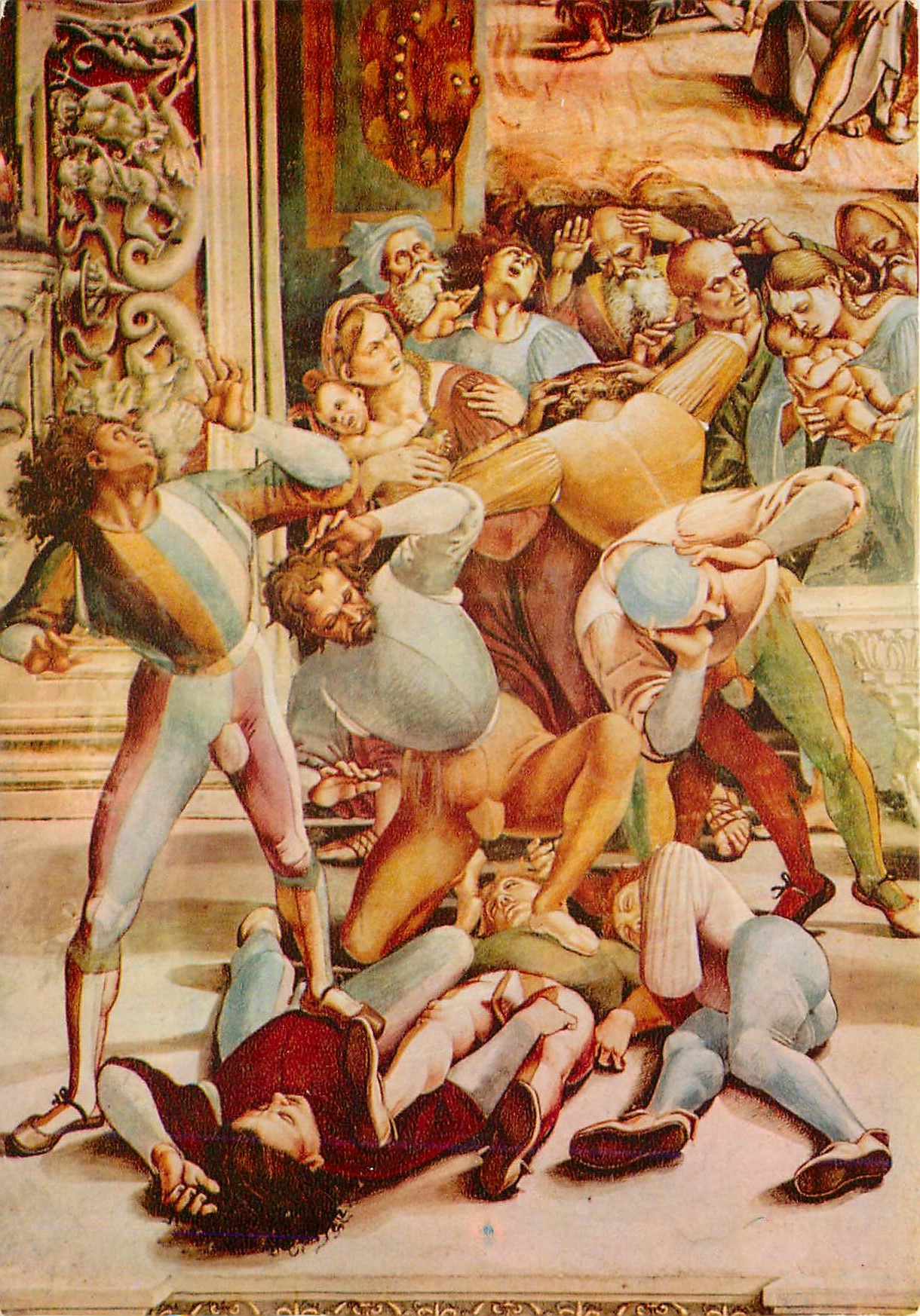 CPM Orivieto duomo dettaglio dei fulminatdi (l signorelli)