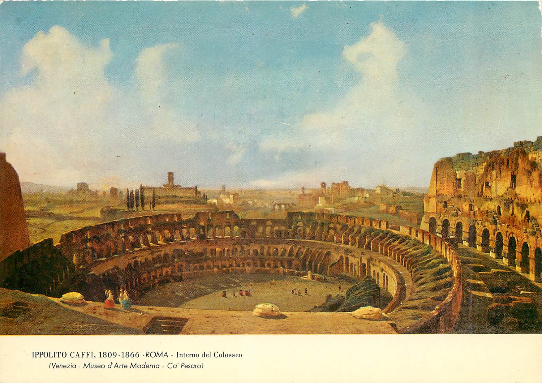 CPM Roma ippolito caffi 1809 1866 interna del colosseo