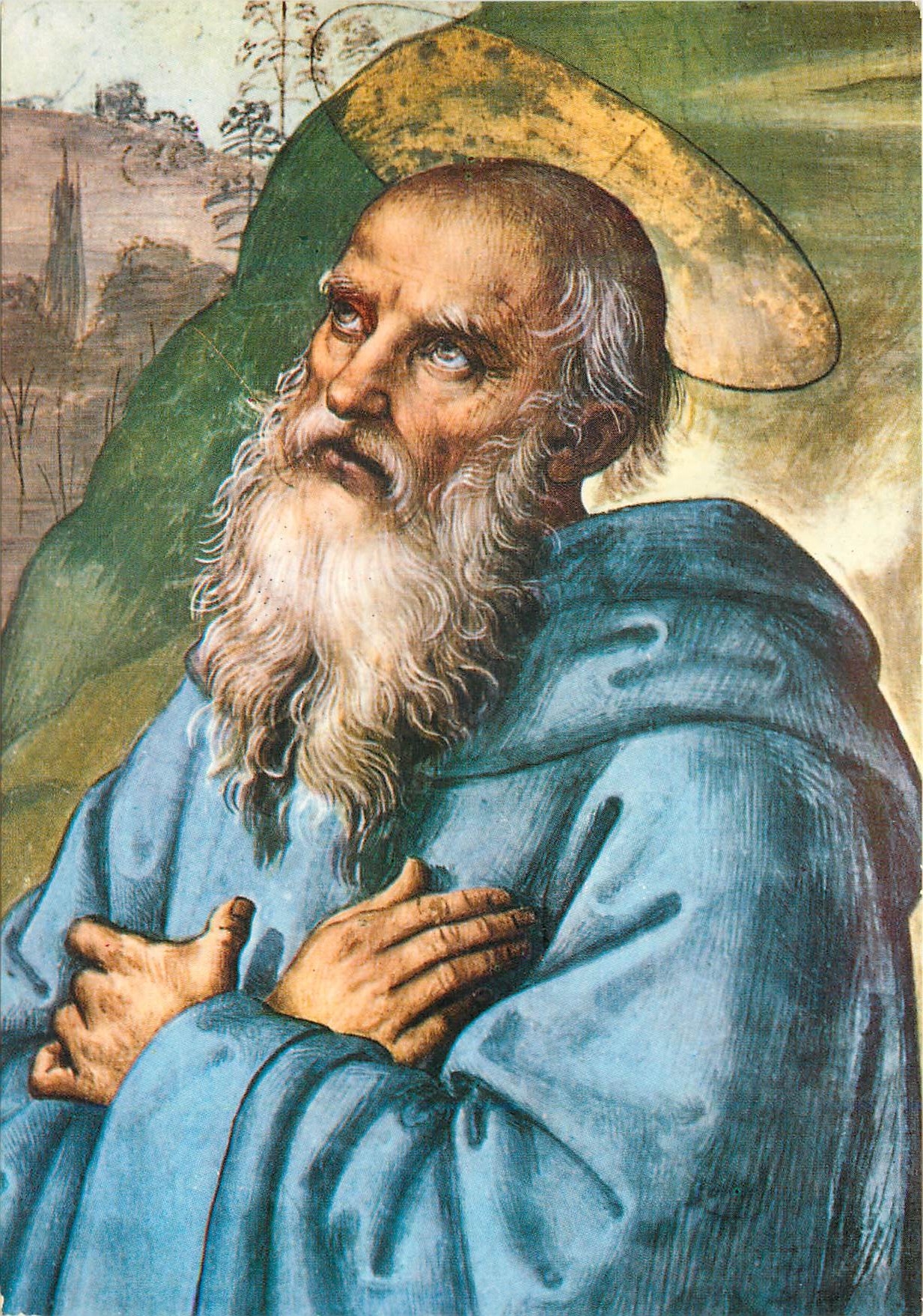 CPM Firenze chiesa di s maria maddalena de pazzi perugino (pietro vannucci detto il) benoit (detail)