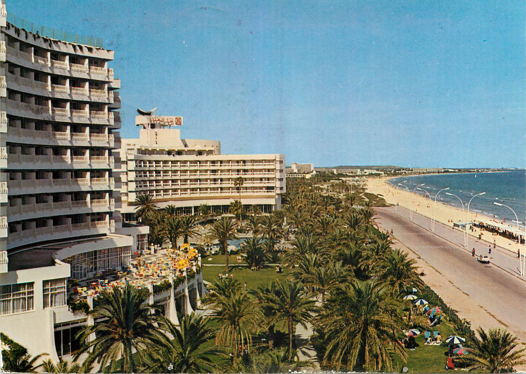 CPM Sousse (tunisie) hotels el hona et el hana beach les jardins