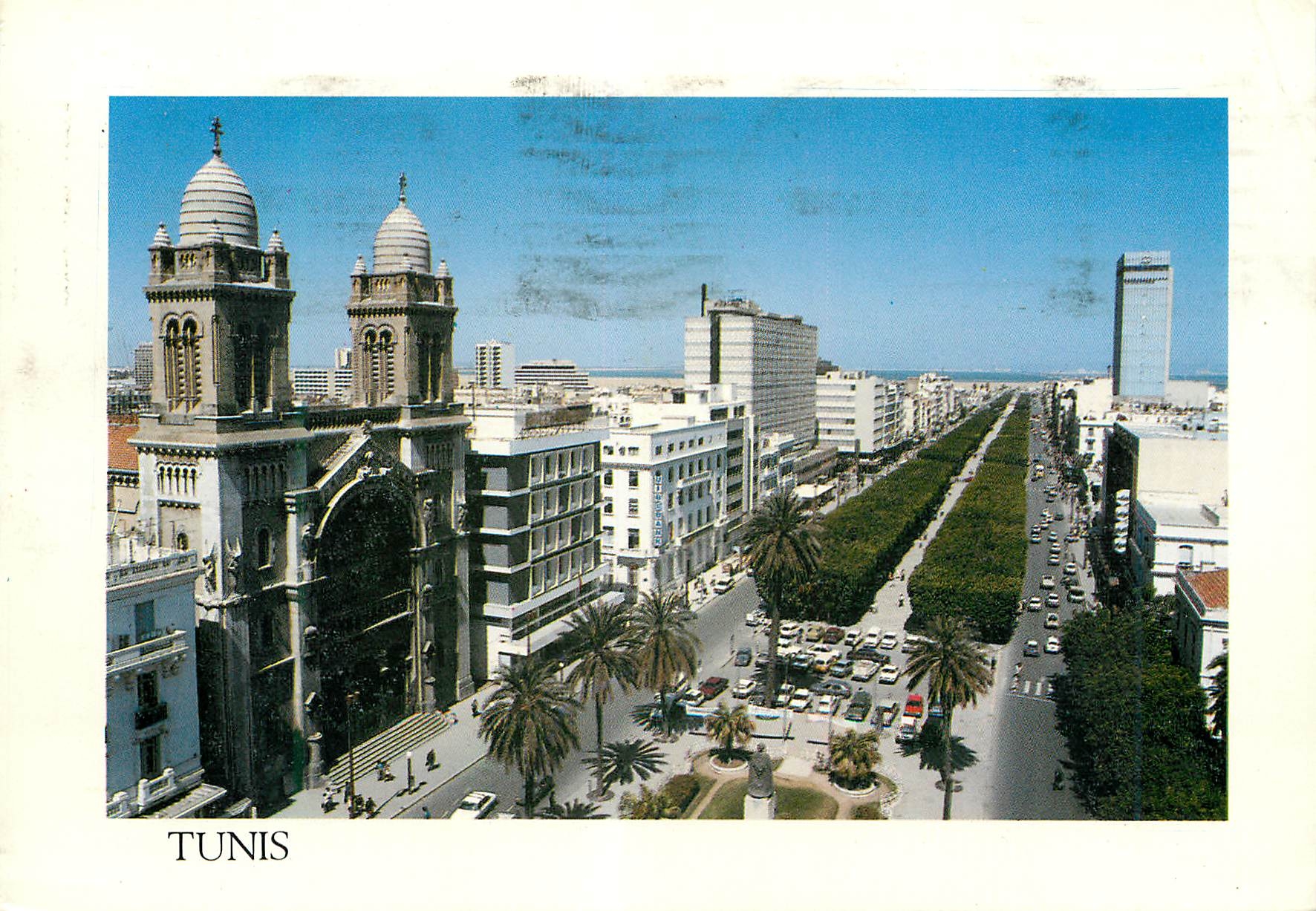 CPM Tunisie charmes et douceur avenue habib bourguiba