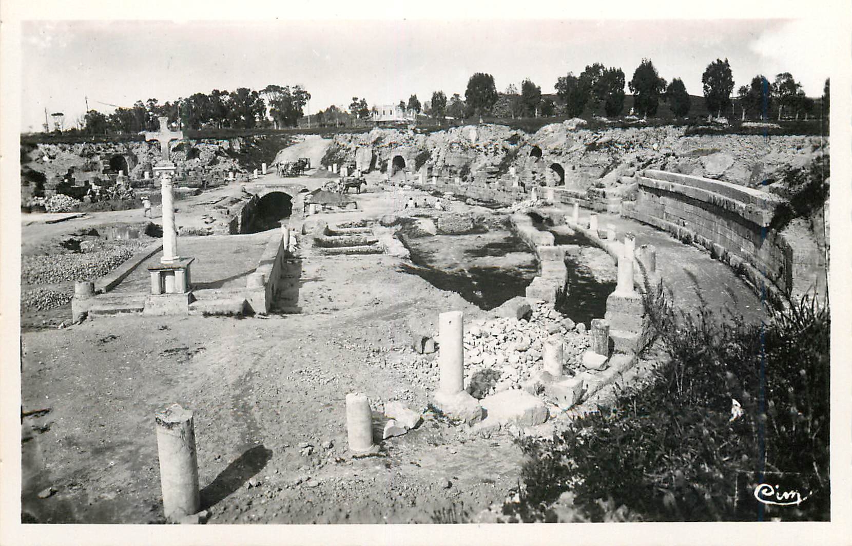 CPM Ruines de Carthage (tunisie) l'amphitheatre