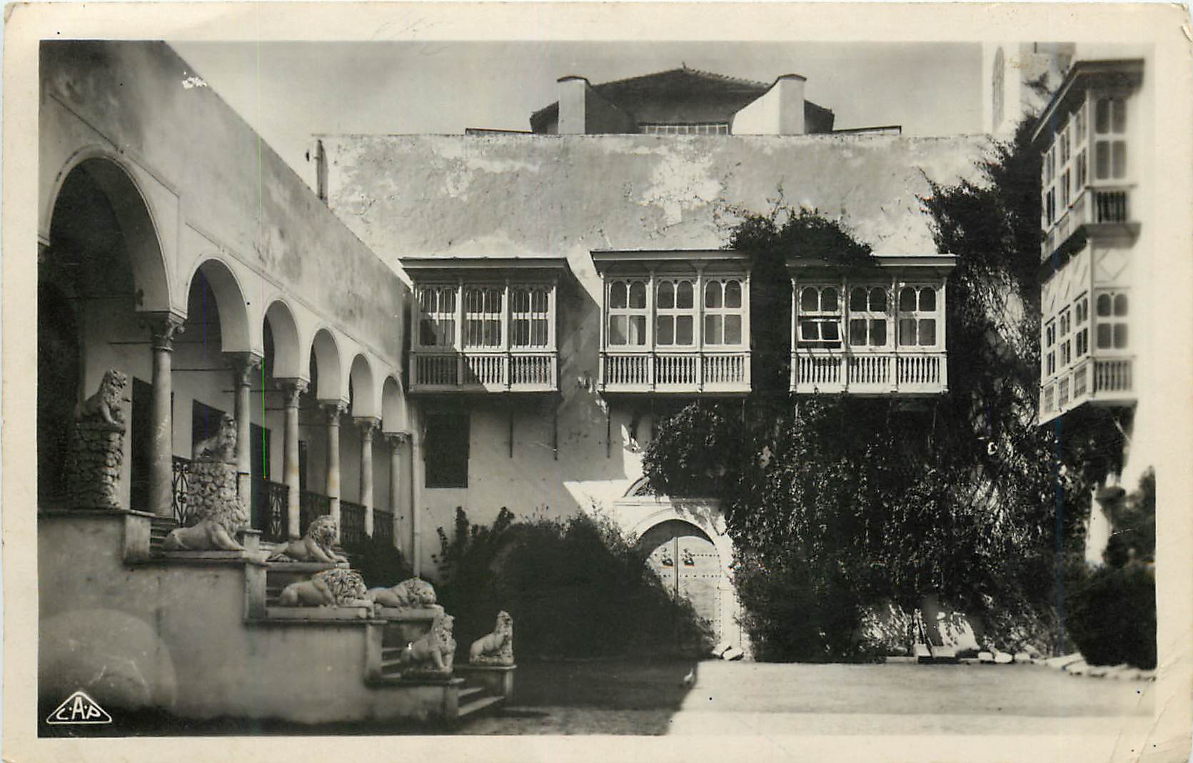 CPM Tunis le bardo la cour du palais