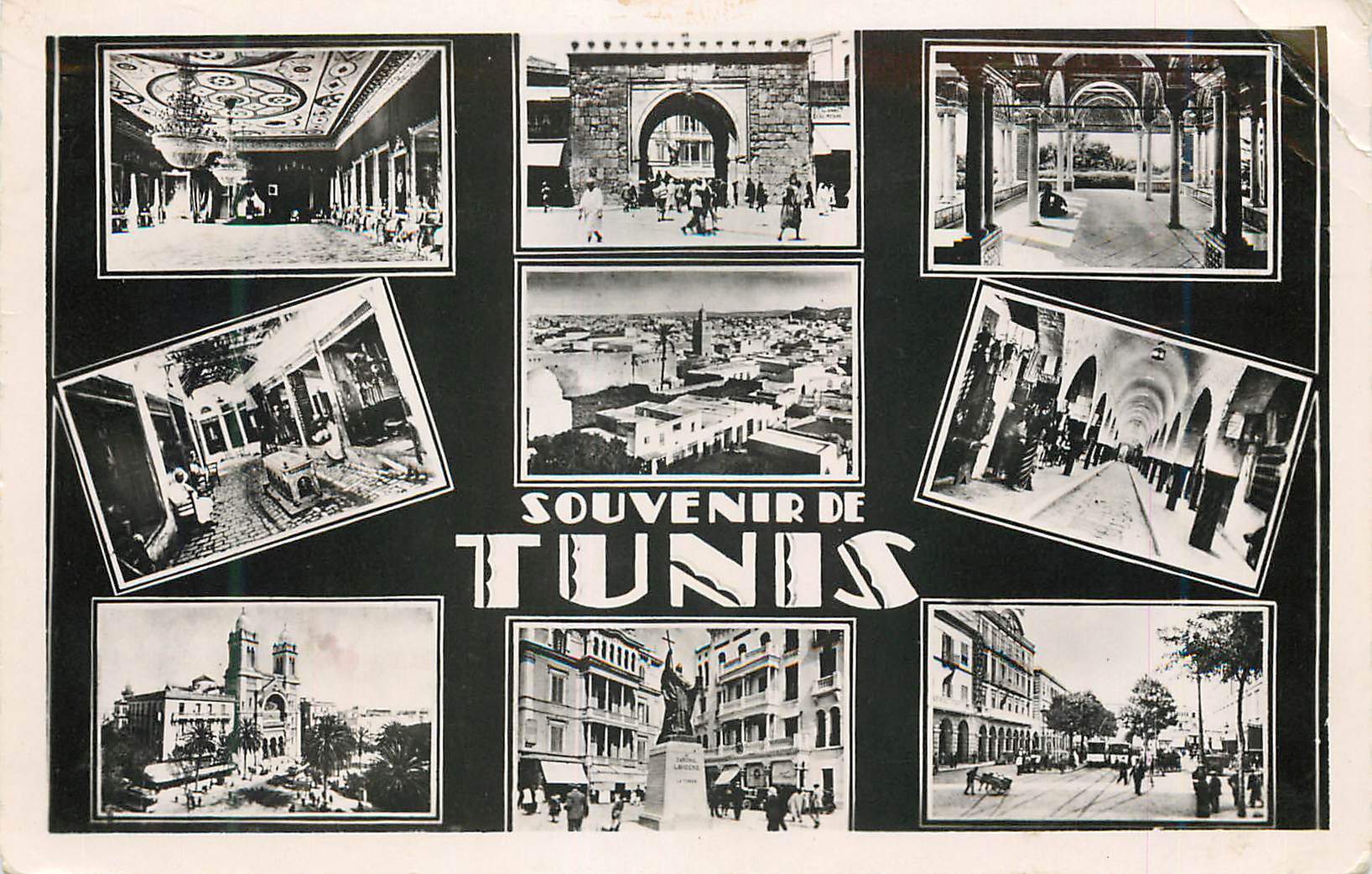 CPM Tunis souvenir
