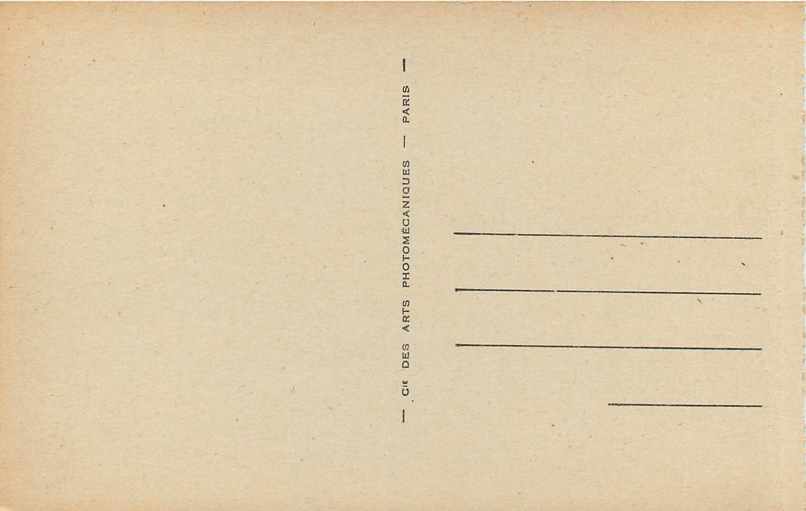 CPA Sfax place jerome fidelle — Verso