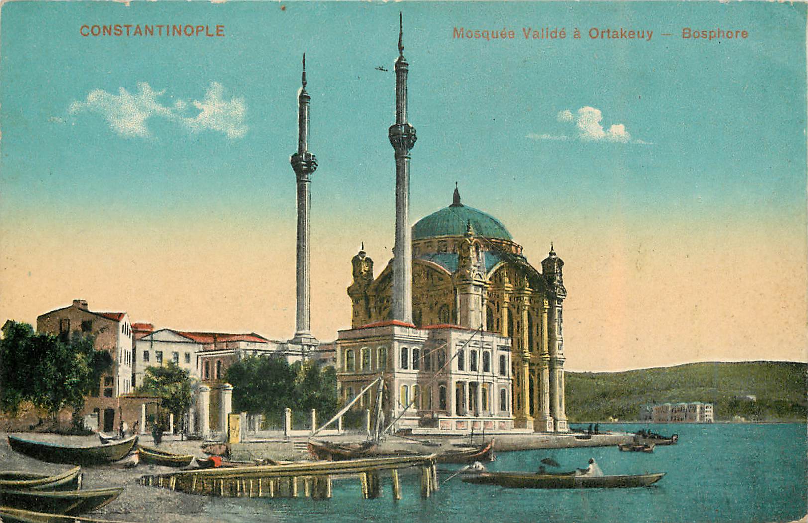 CPA Constantinople mosquee vallee a ortakeuy bosphore