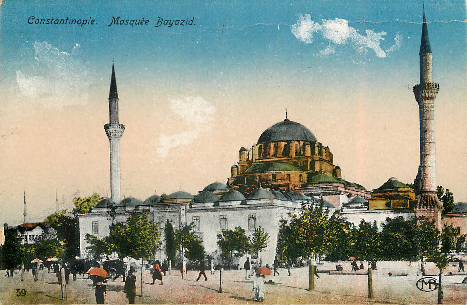 CPA Constantinople mosquee bayazid
